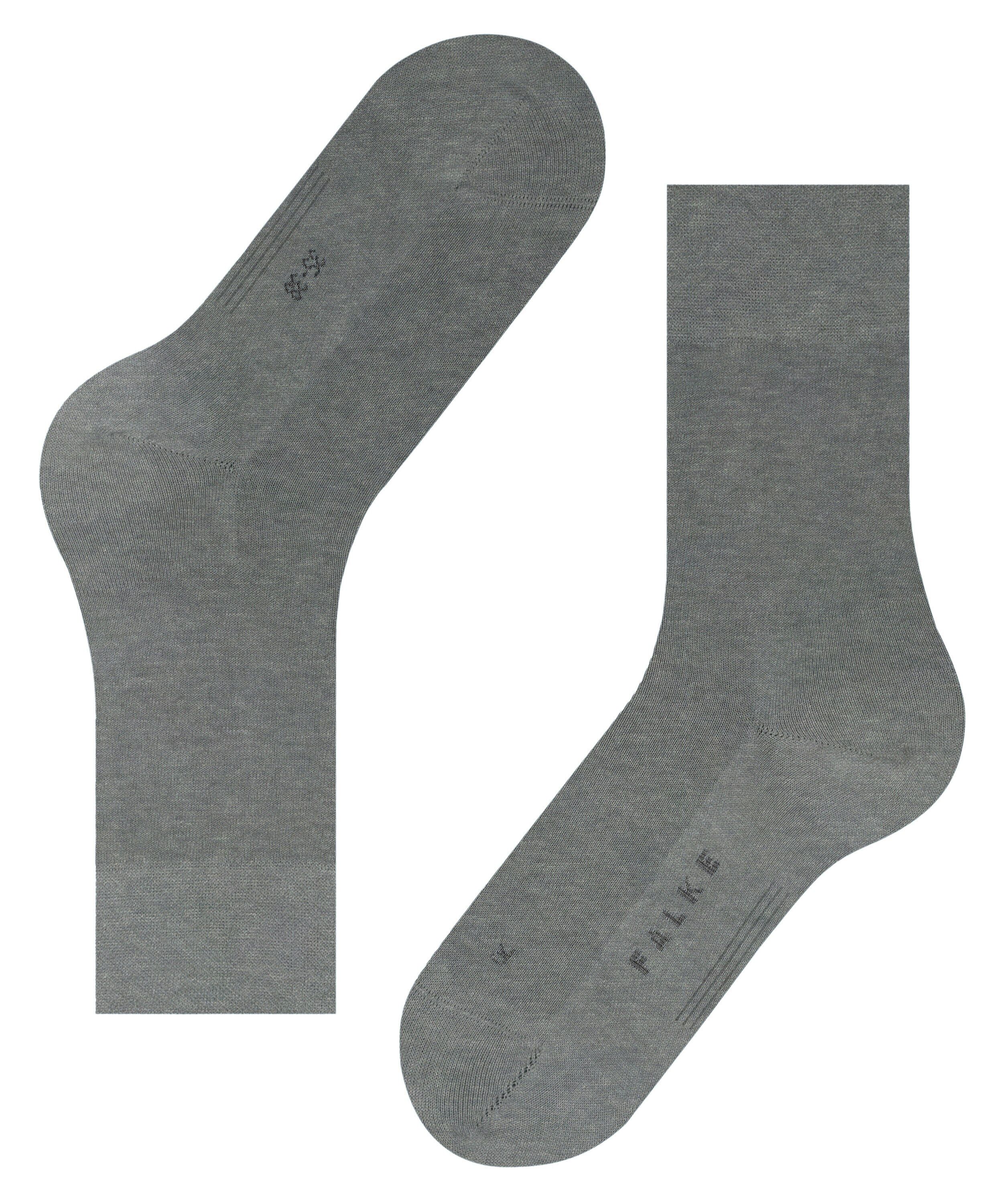 FALKE Sensitive New York damessokken, grijs (light greymelange)