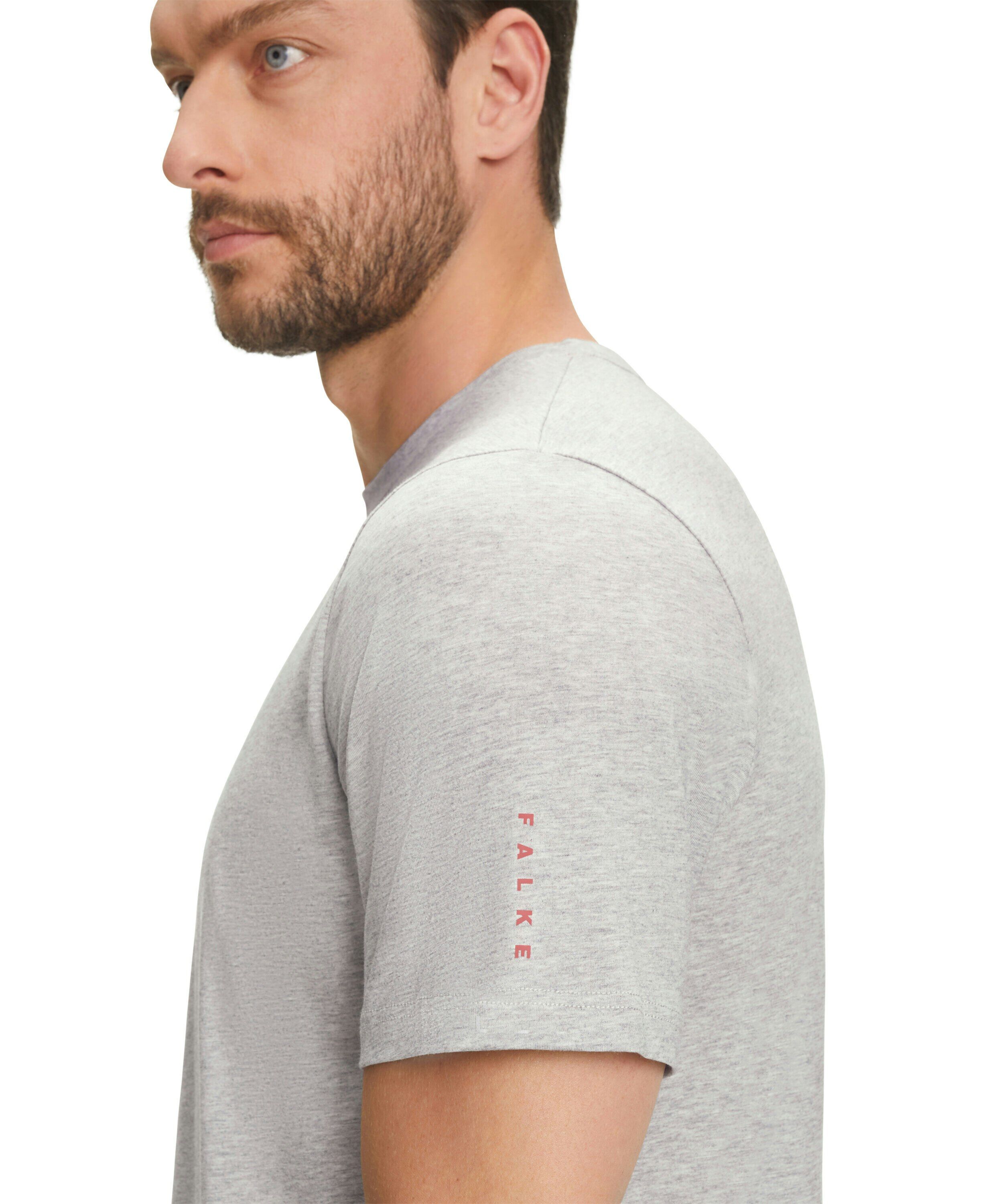 FALKE running heren training T-shirt, grijs (grey-heather)