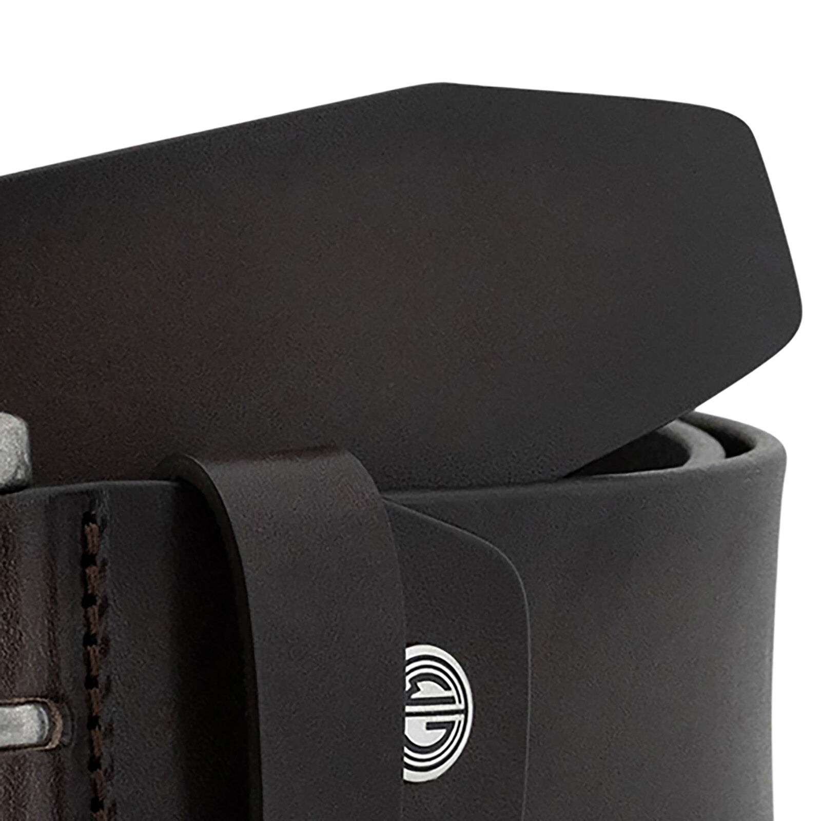 LINDENMANN leren heren riem, bruin