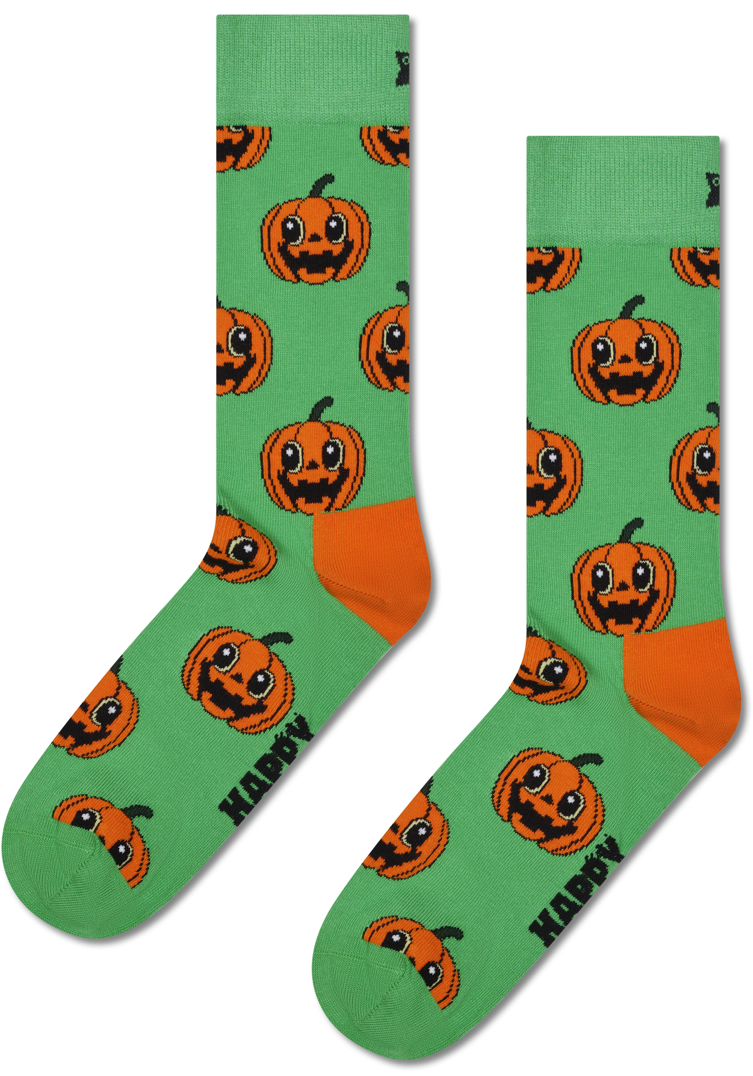 Happy Socks Trick Or Treat Socks Gift Set (2-pack), unisex sokken in cadeauverpakking, oranje