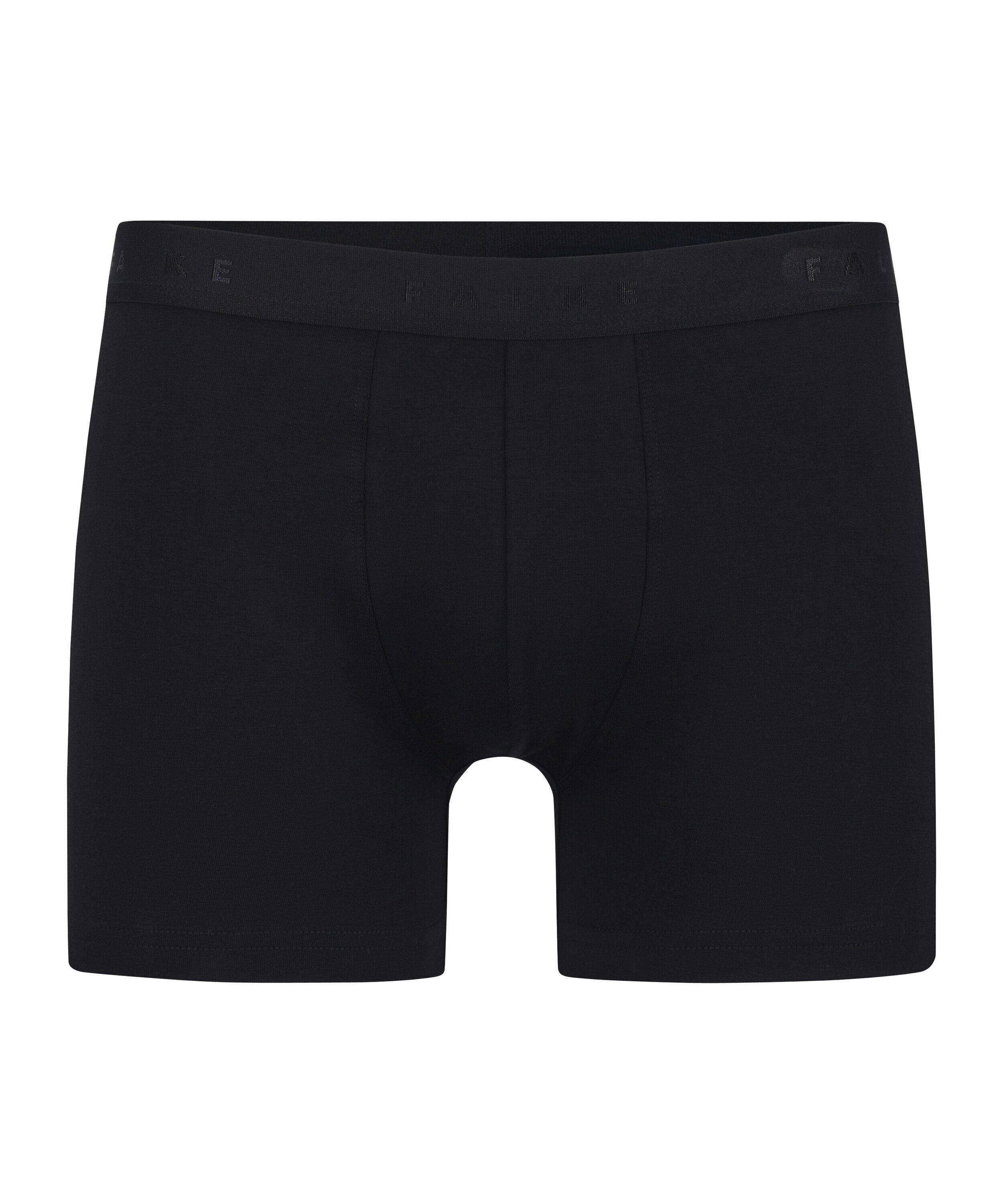FALKE 2-pack heren boxer Daily Comfort, boxers normale lengte, zwart (black)