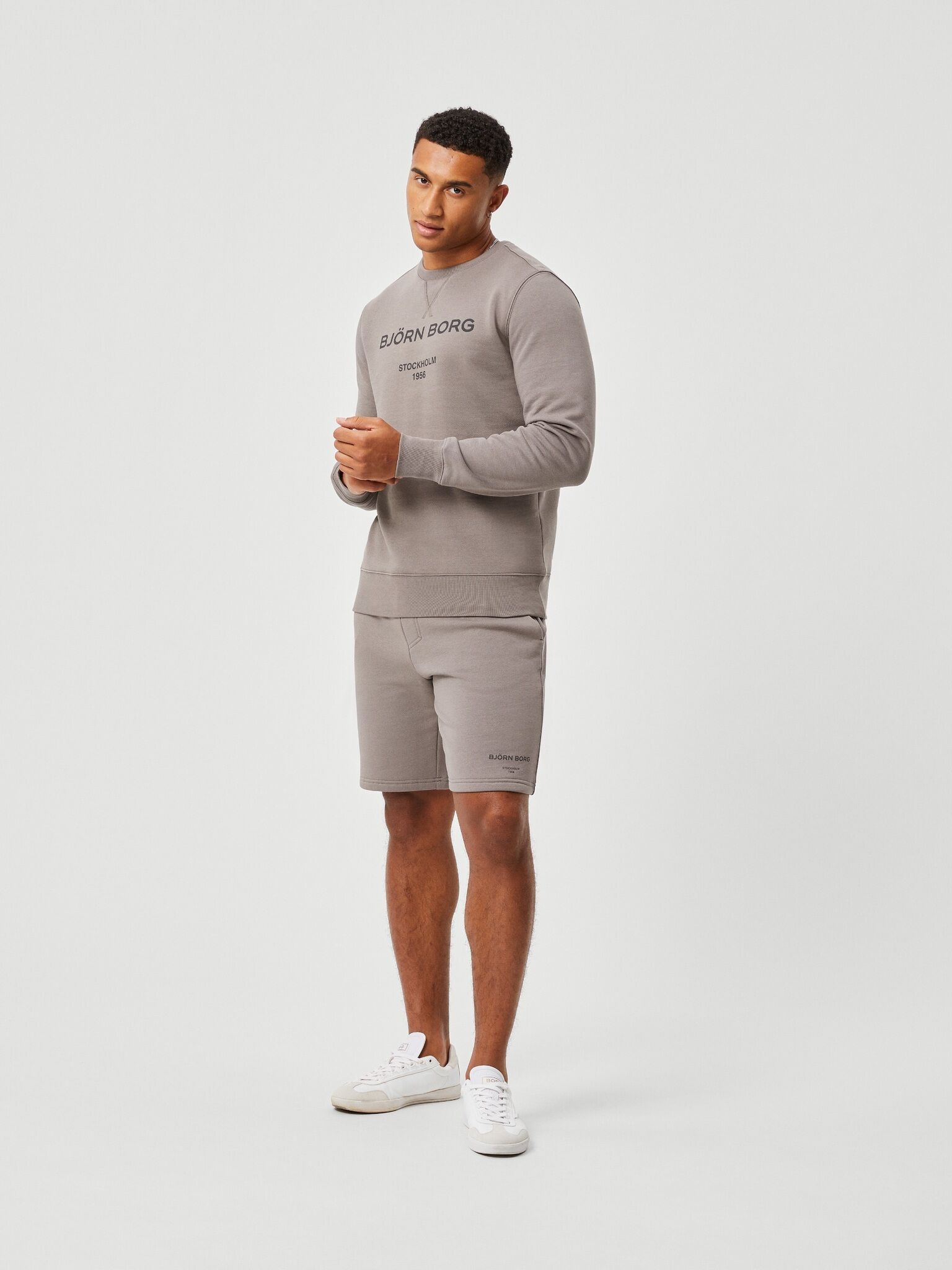 Bjorn Borg Logo Crew, grijs