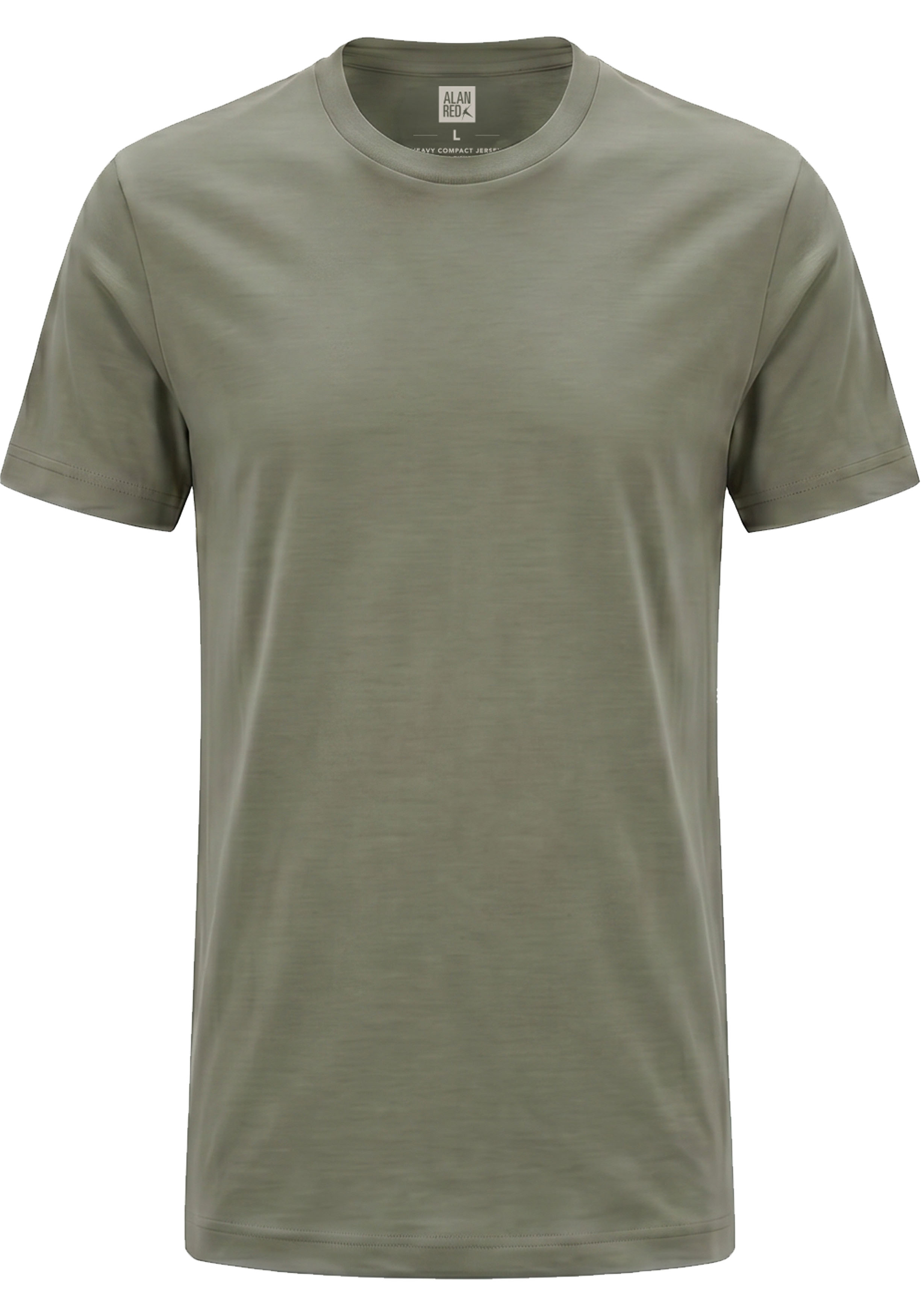 ALAN RED T-shirts Venice (1-pack), O-hals, middengroen