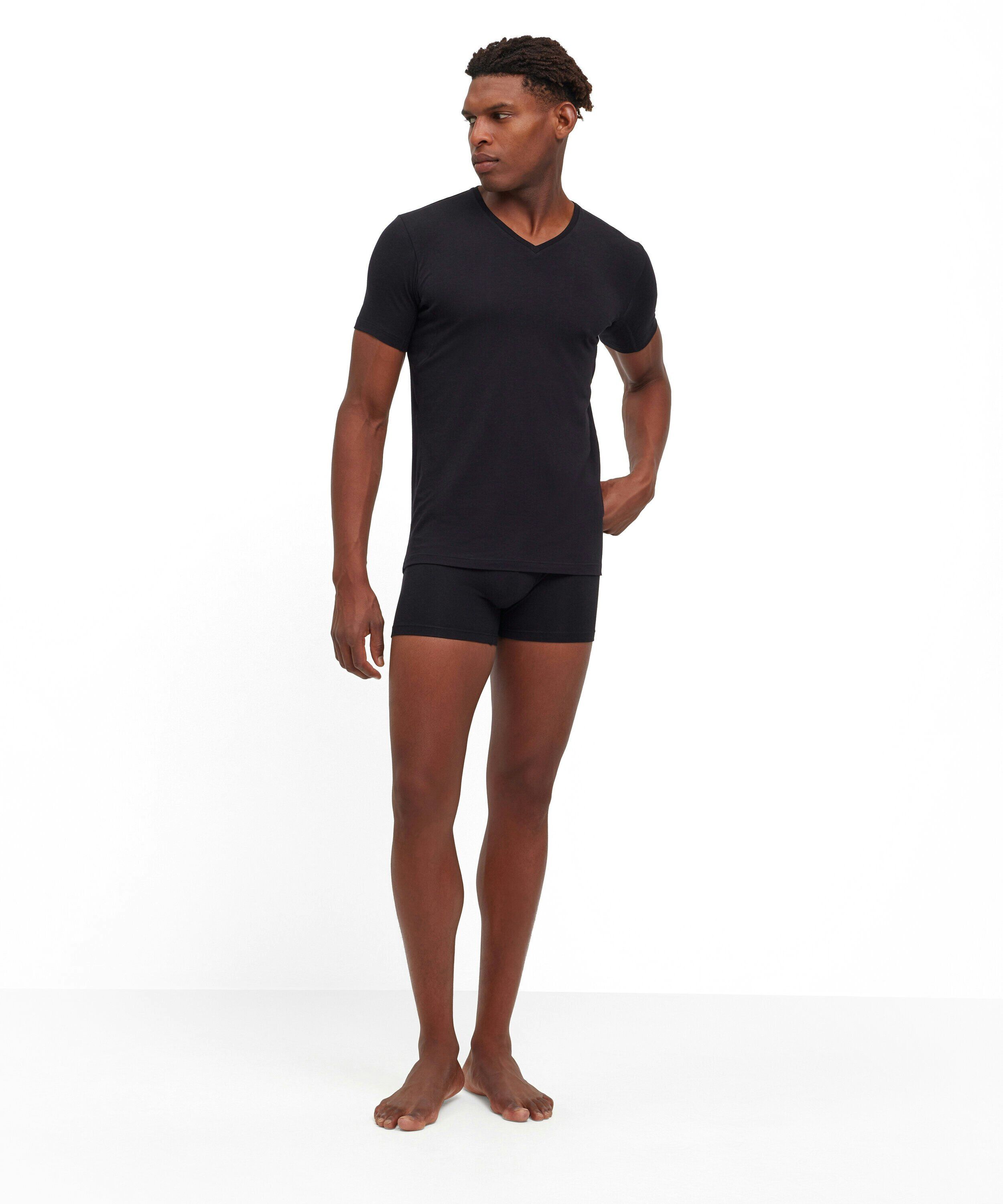 FALKE heren T-shirt Daily Climate Control, korte mouw, zwart (black)