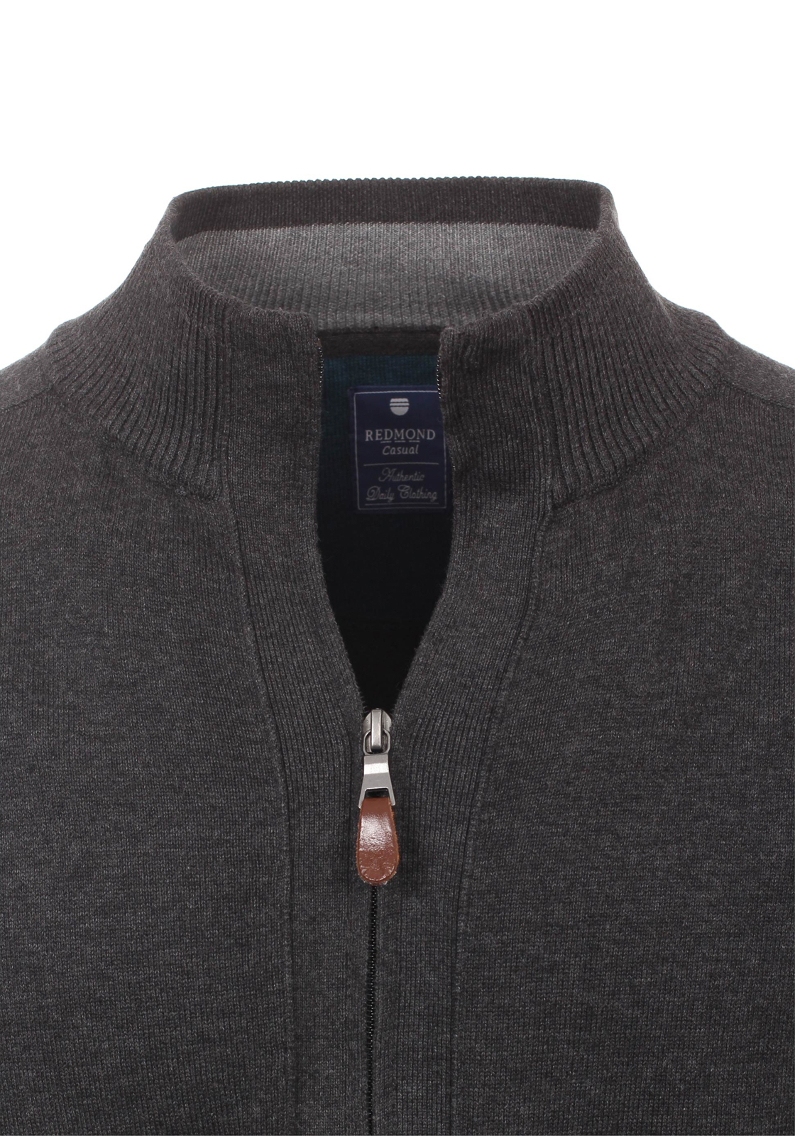 4-4049807430487-redmond-vest_HR Redmond heren vest katoen, met rits, antraciet