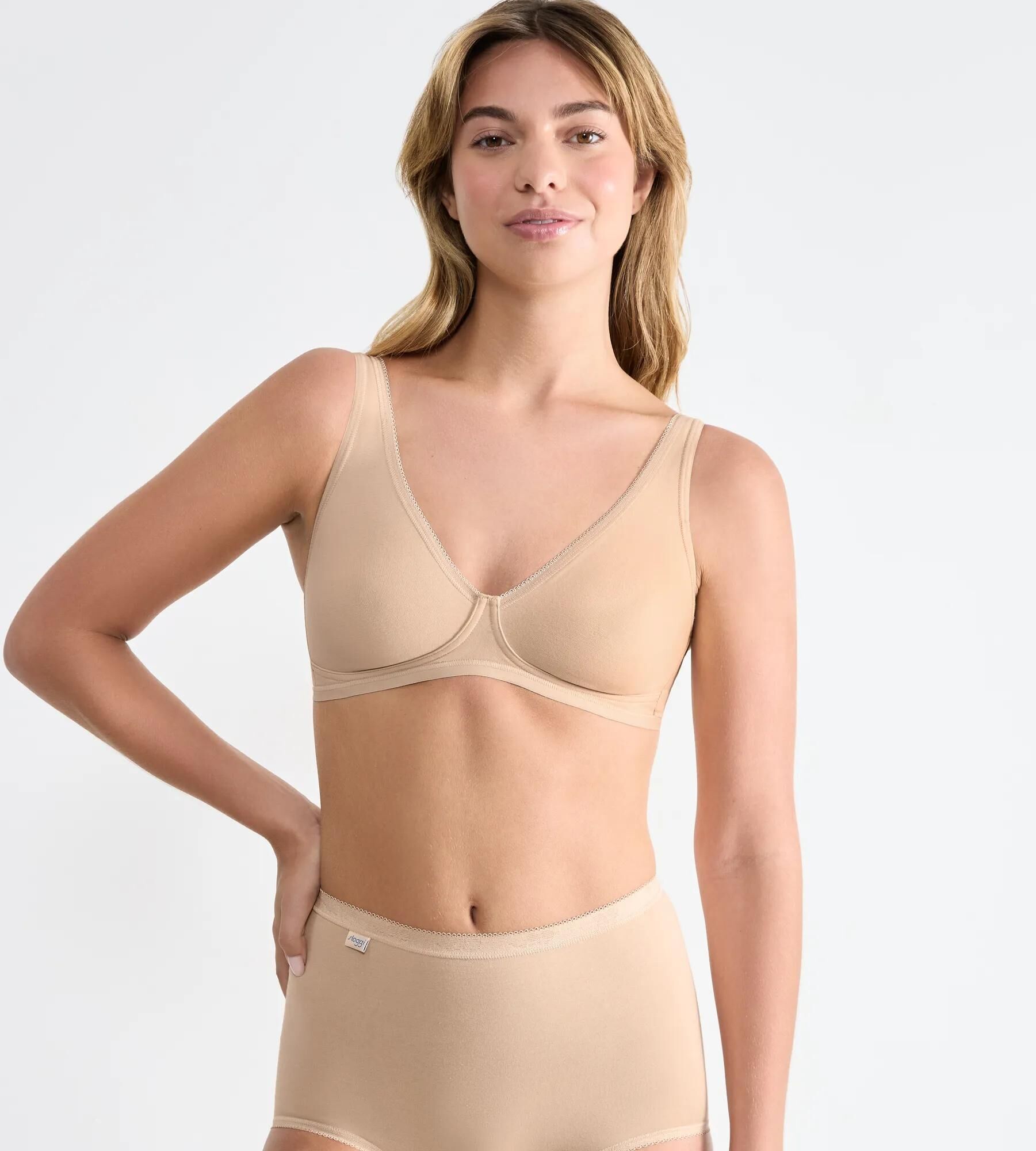 Sloggi Women Basic+ Soft Bra, BH, beige