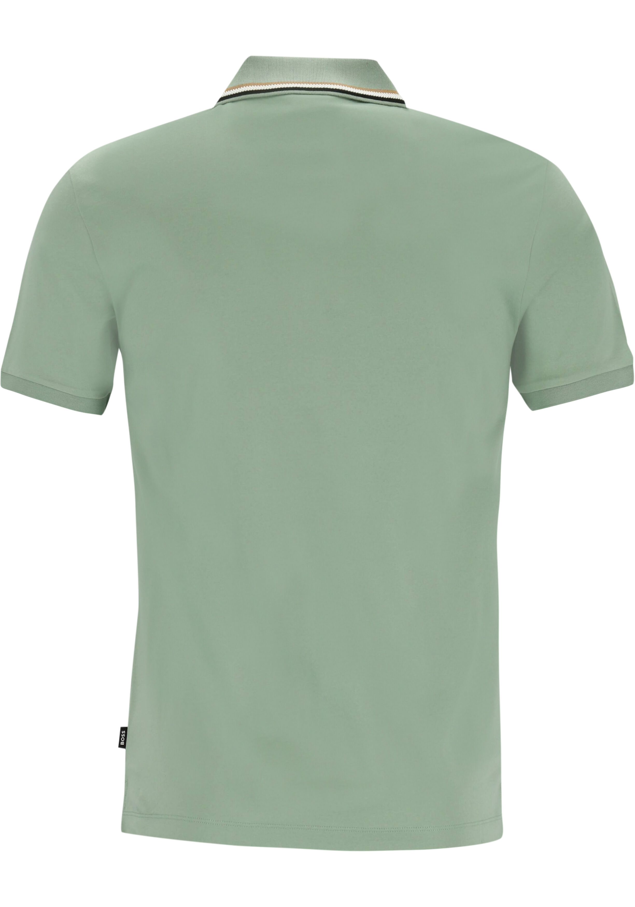 BOSS Penrose slim fit polo, jersey, groen