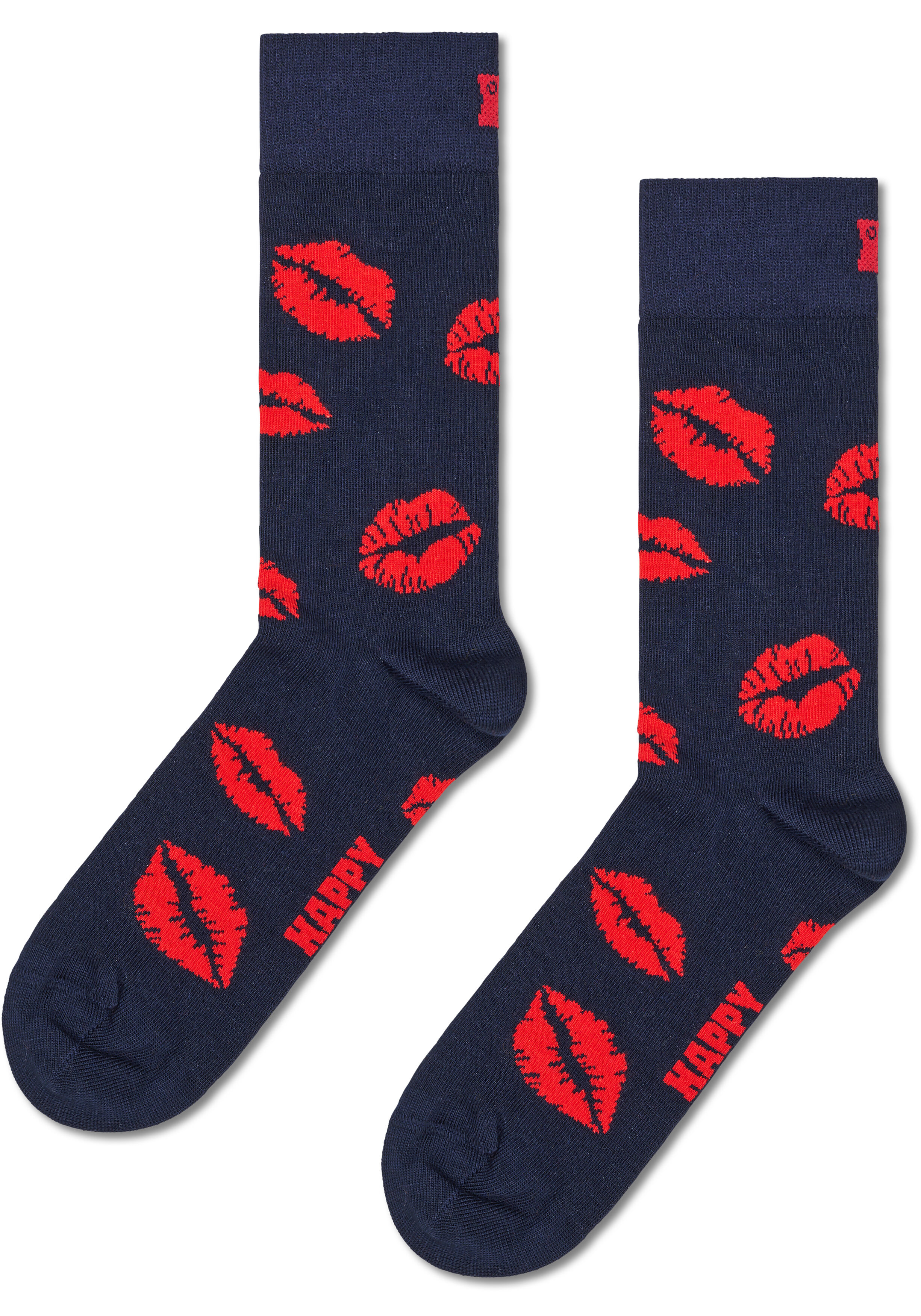 Happy Socks Valentine’s Socks Gift Set (2-pack), unisex sokken in cadeauverpakking, blauw