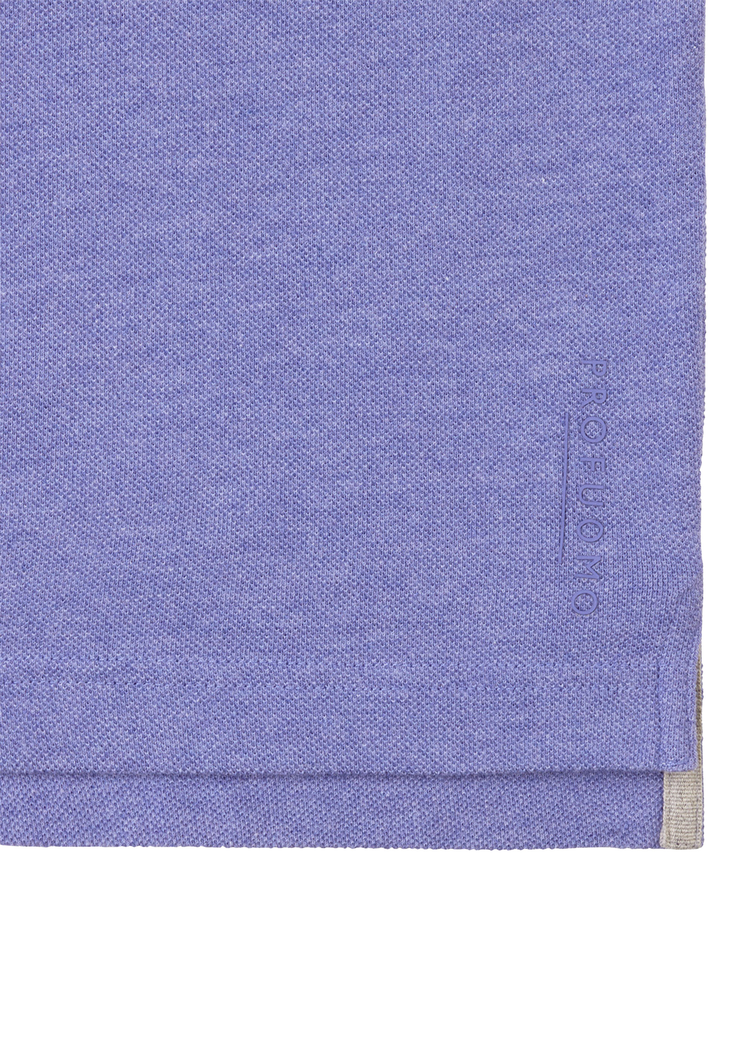 Profuomo slim fit heren polo, paars