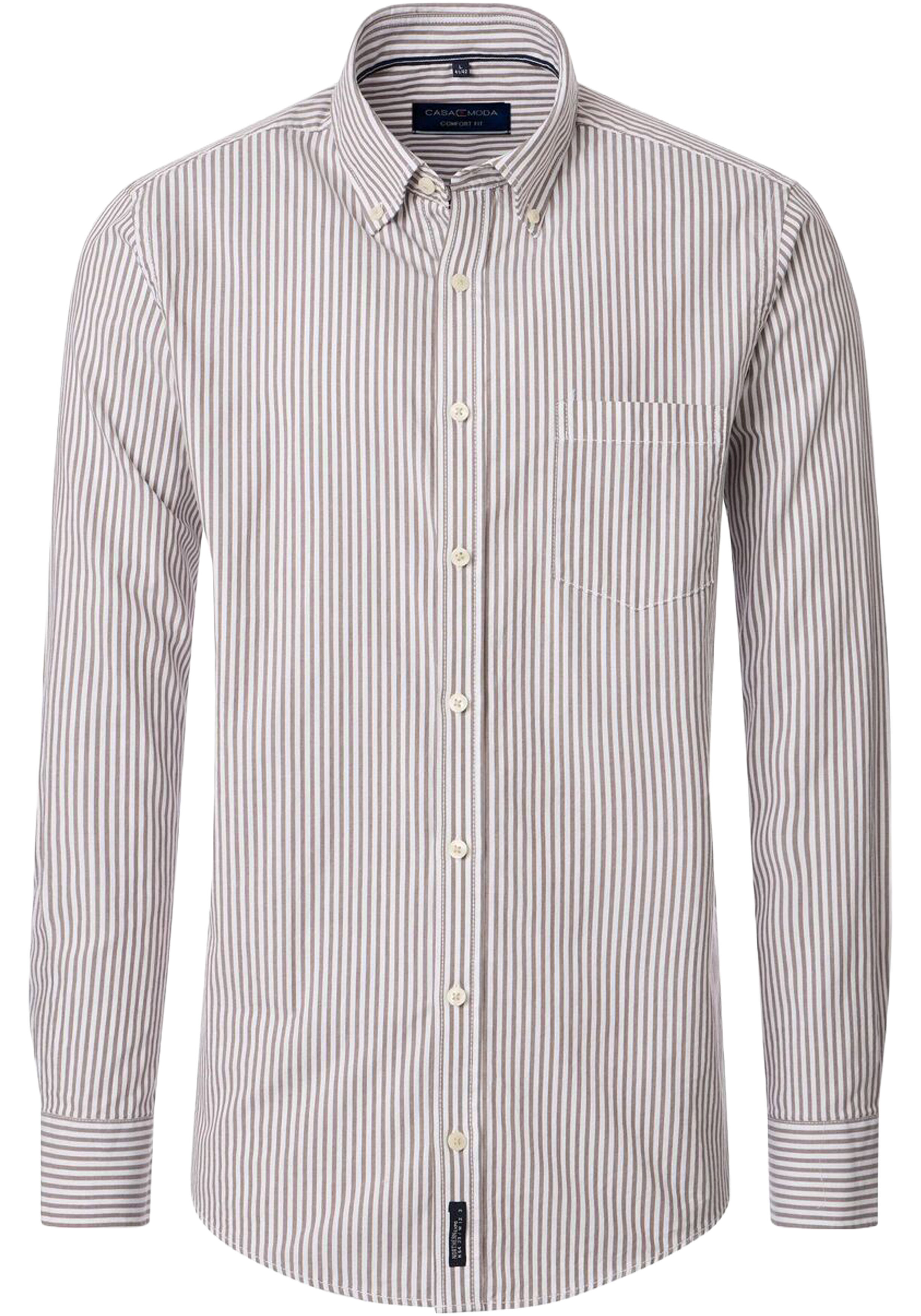 CASA MODA Sport comfort fit overhemd, Oxford,  gestreept