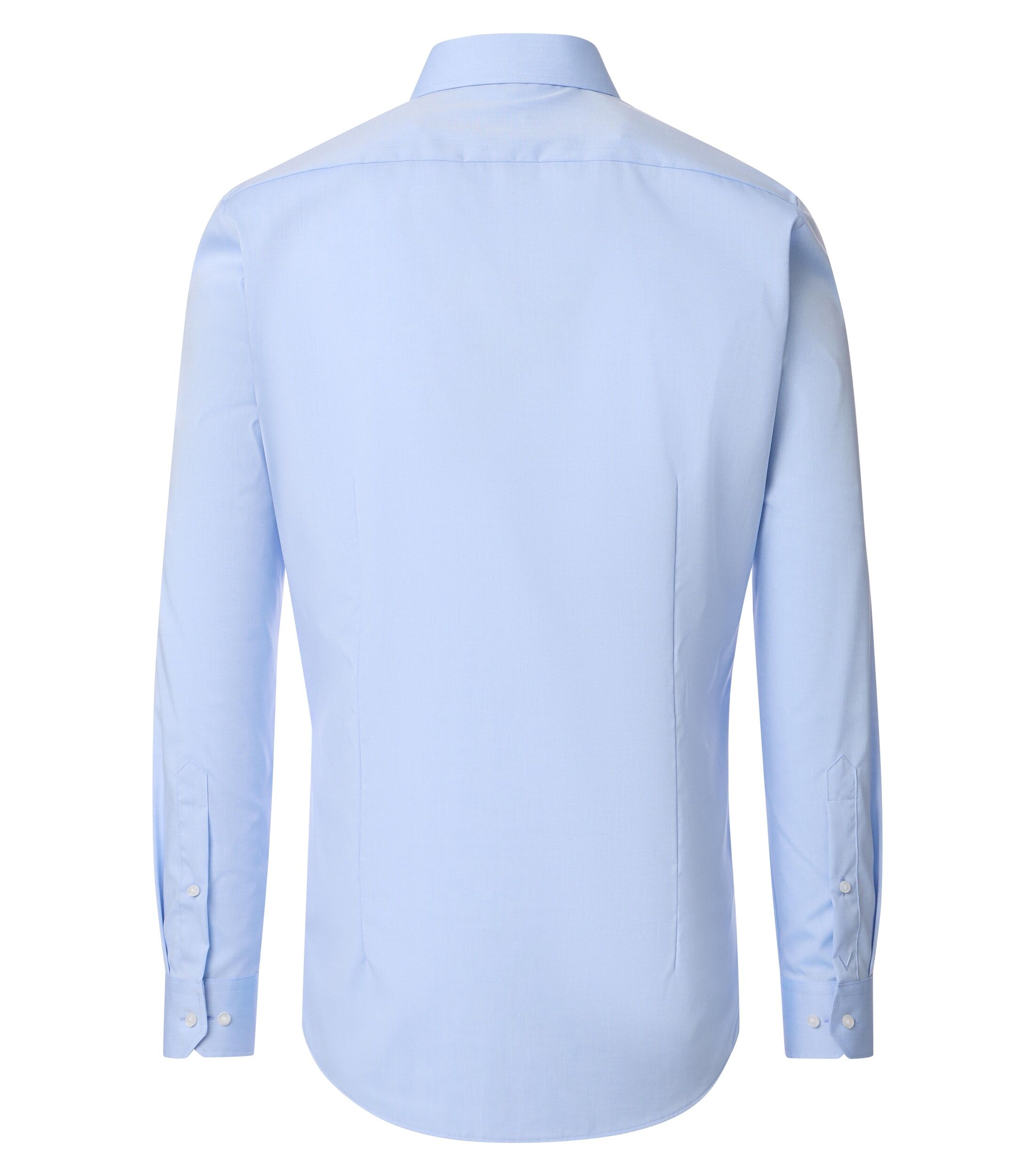 VENTI body fit overhemd, popeline, blauw