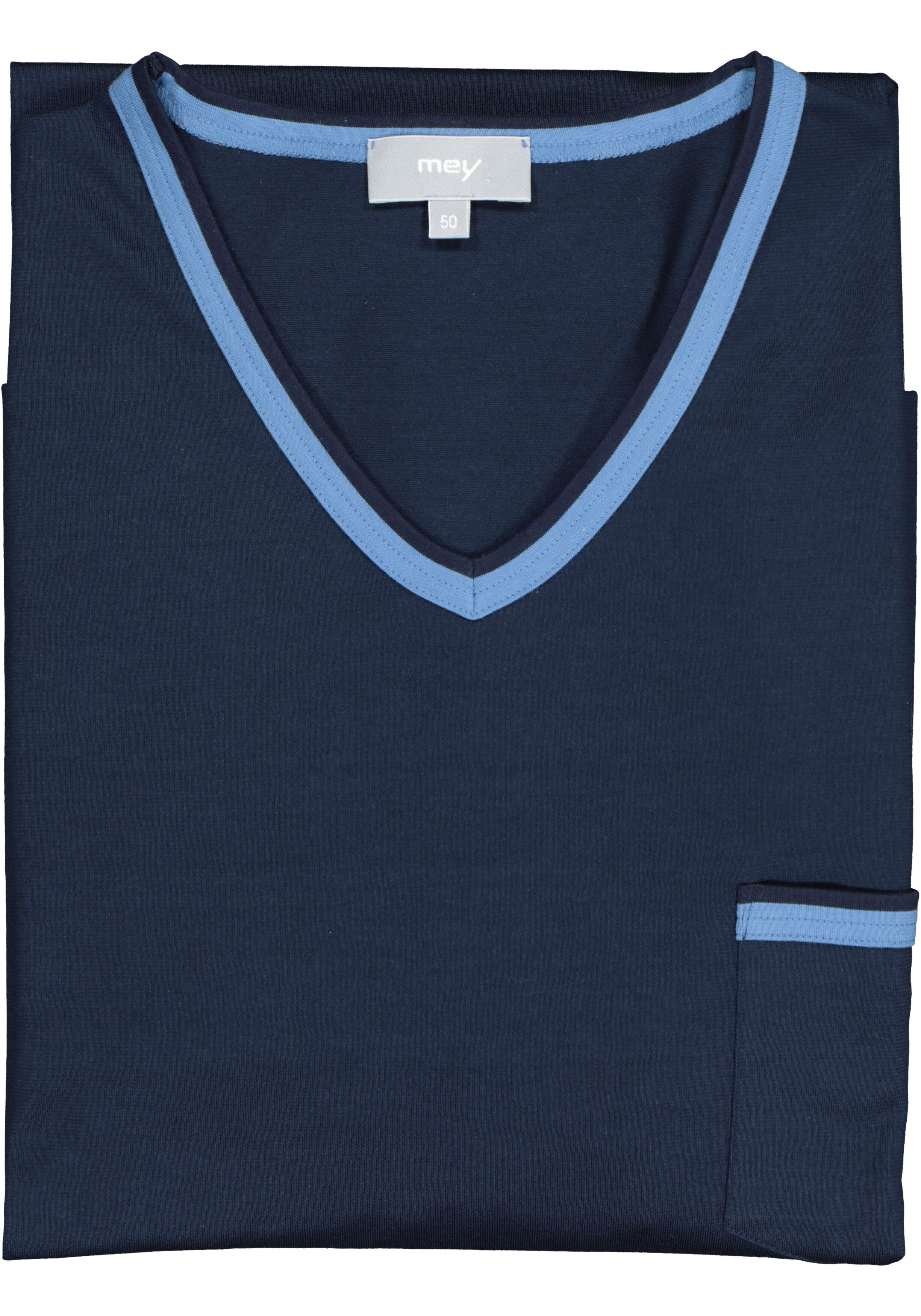 Mey heren pyjama Leongatha, donkerblauw