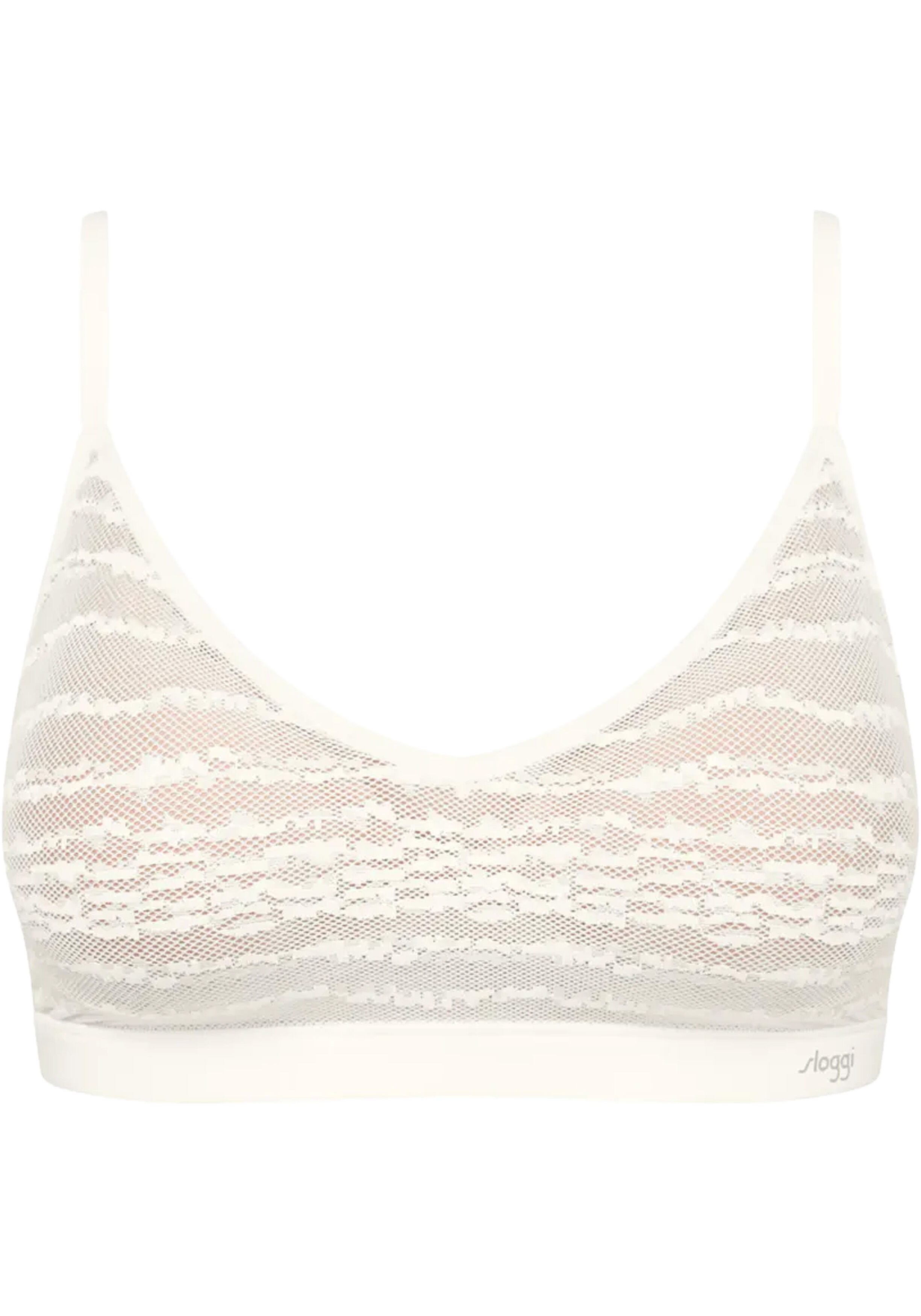 Sloggi Women FREE Evolve PU Lace, bralette, wit