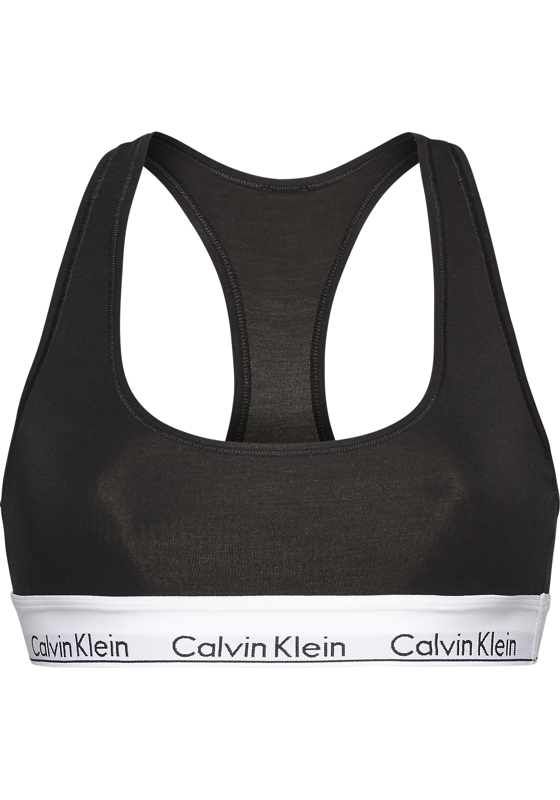 Calvin Klein dames Modern Cotton bralette top, ongevoerd, zwart Calvin Klein dames Modern Cotton bralette top, ongevoerd, zwart