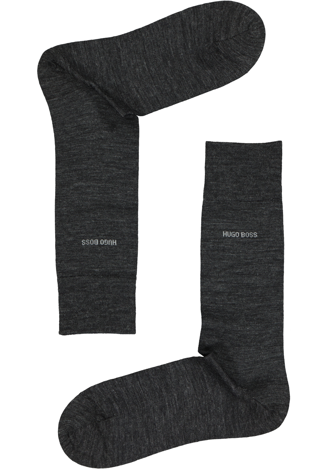 2-4029047873848_Boss_sokken_HR HUGO BOSS John uni (1-pack), herensokken wol met katoen, antraciet