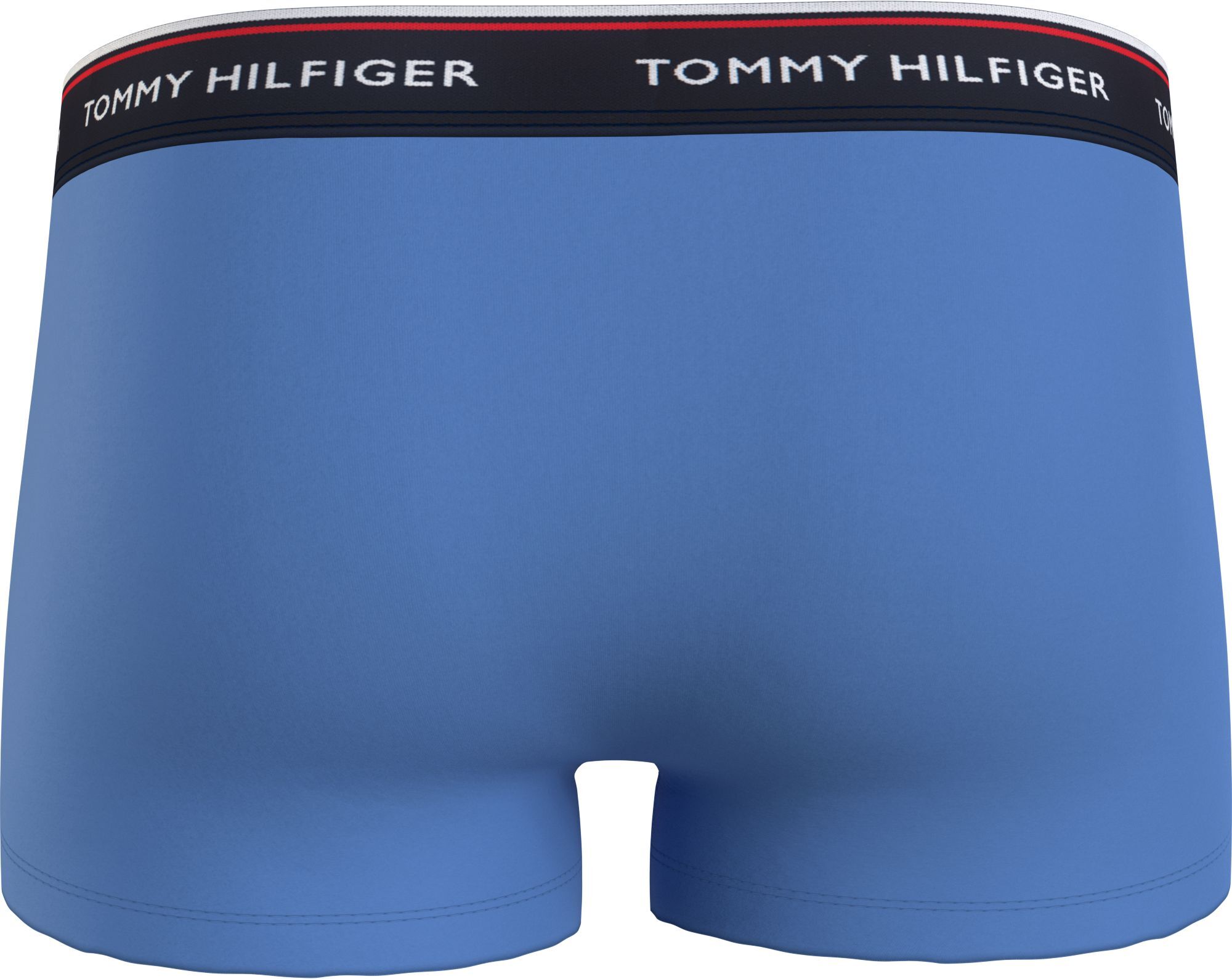 Tommy Hilfiger trunk (3-pack), heren boxers normale lengte, middenblauw, blauw, grijs