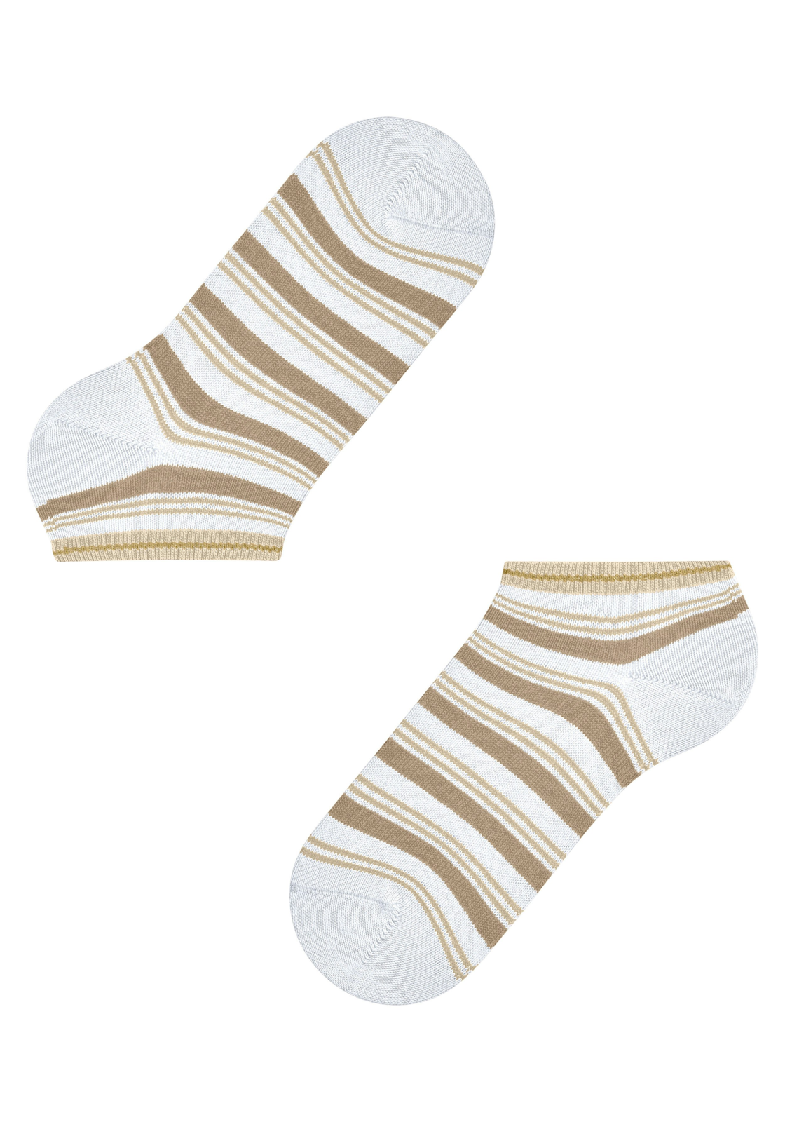 FALKE Smart Stripe dames sneakersokken, wit (white) FALKE Smart Stripe dames sneakersokken, wit (white)