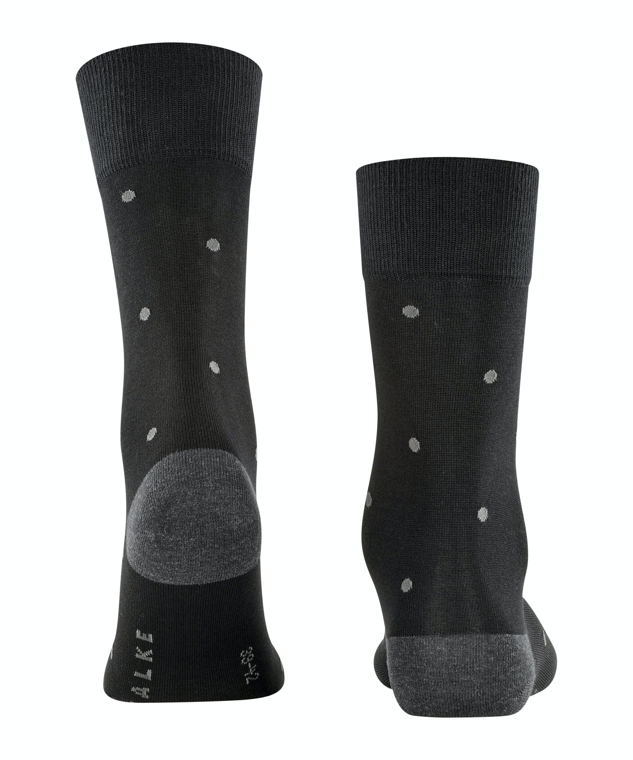 FALKE Dot herensokken, antraciet grijs (anthracite mel.)
