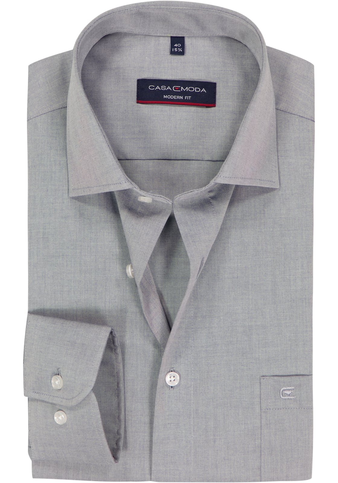 CASA MODA modern fit overhemd, grijs CASA MODA modern fit overhemd, grijs