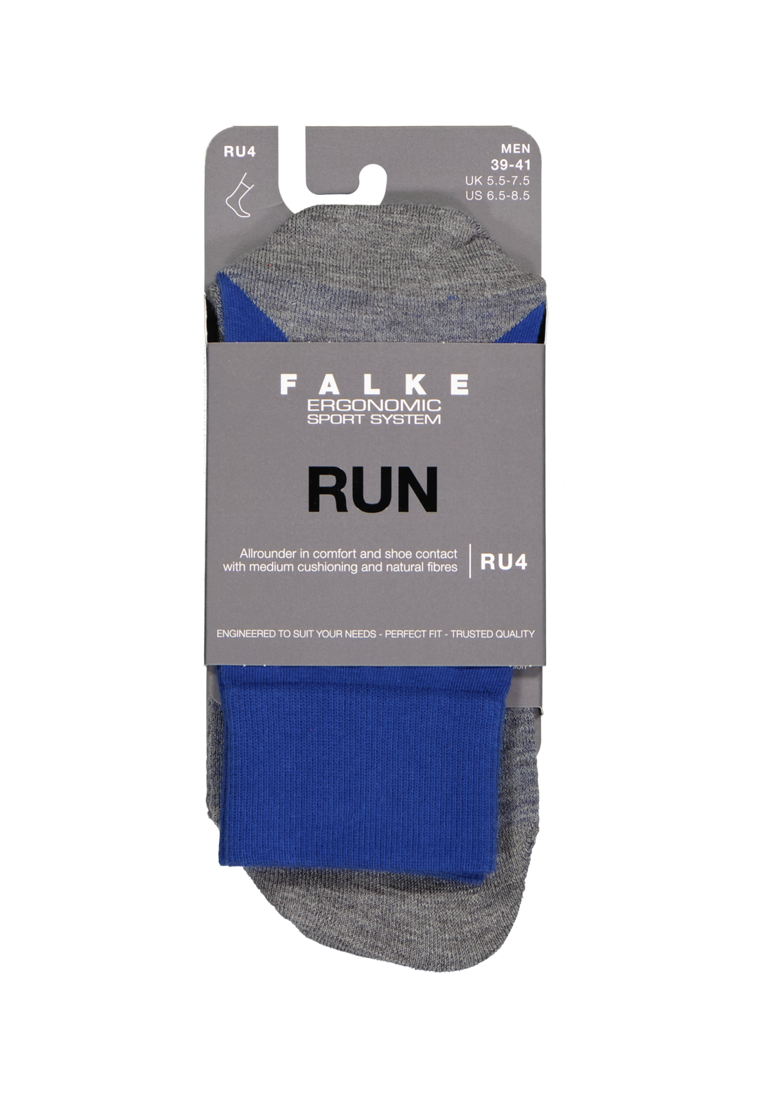 2-4043876989044_falke_sokken_1p_HR FALKE RU4 heren hardloopsokken, blauw (athletic blue)