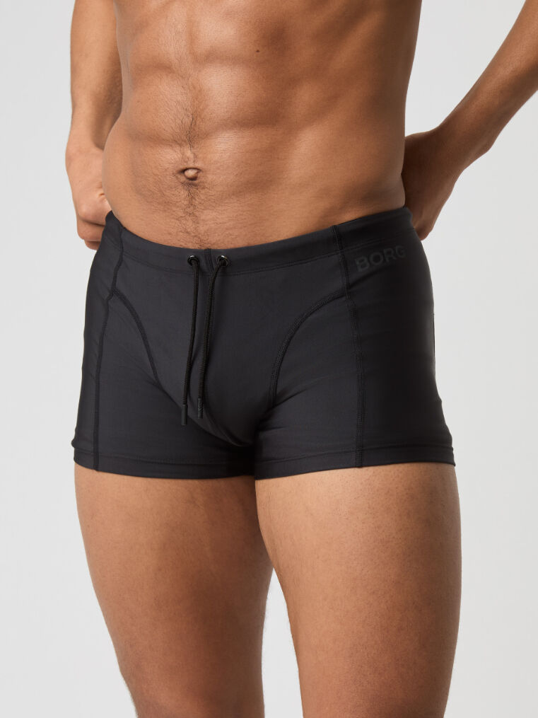 Bjorn Borg Swim Trunks, heren zwembroek, zwart