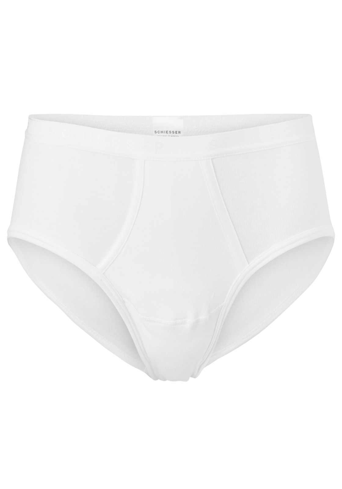 schiesser_ondergoed005136100 SCHIESSER Original Feinripp sportslips (2-pack), met gulp, wit