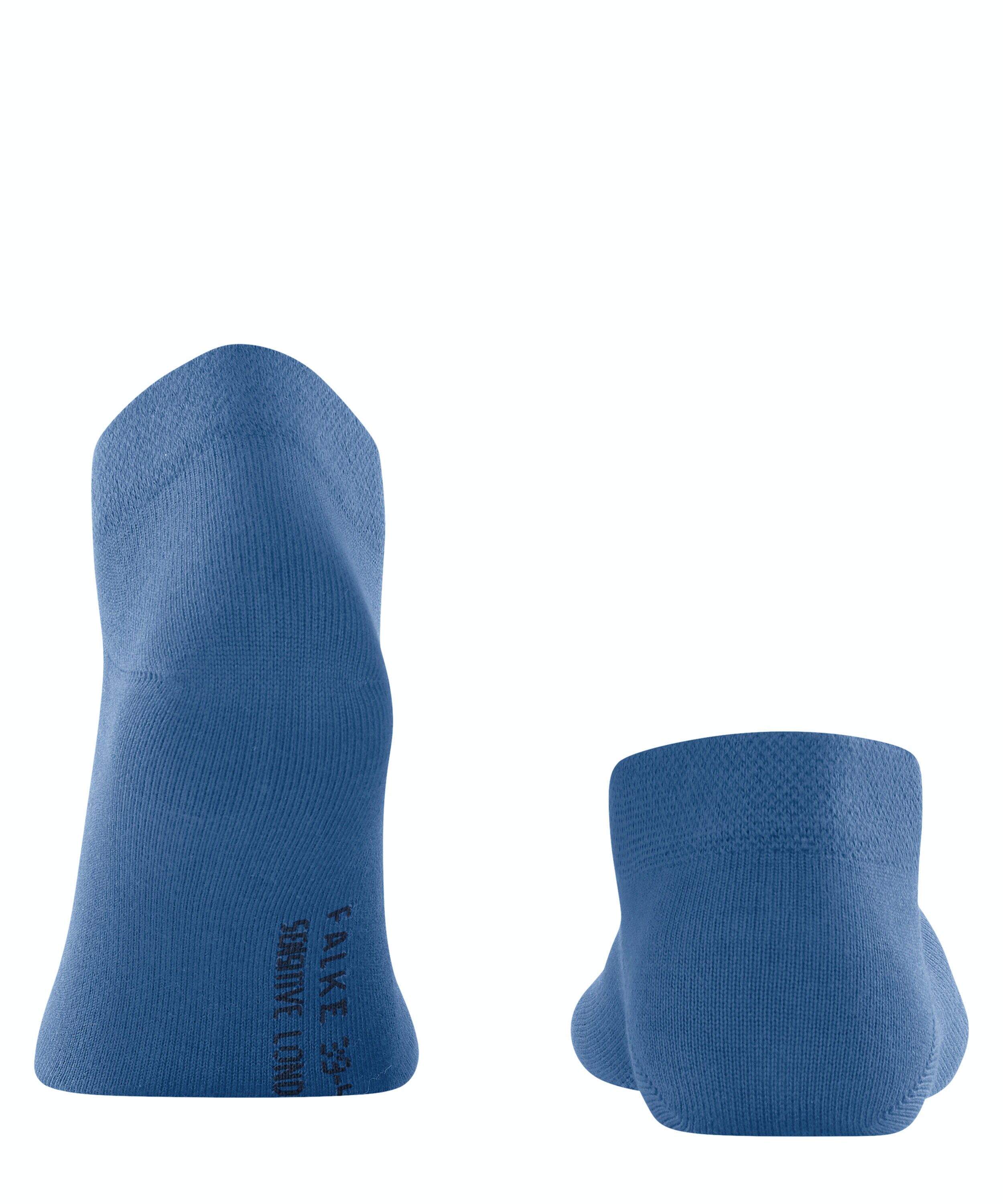 FALKE Sensitive London heren sneakersokken, saffierblauw (sapphire)