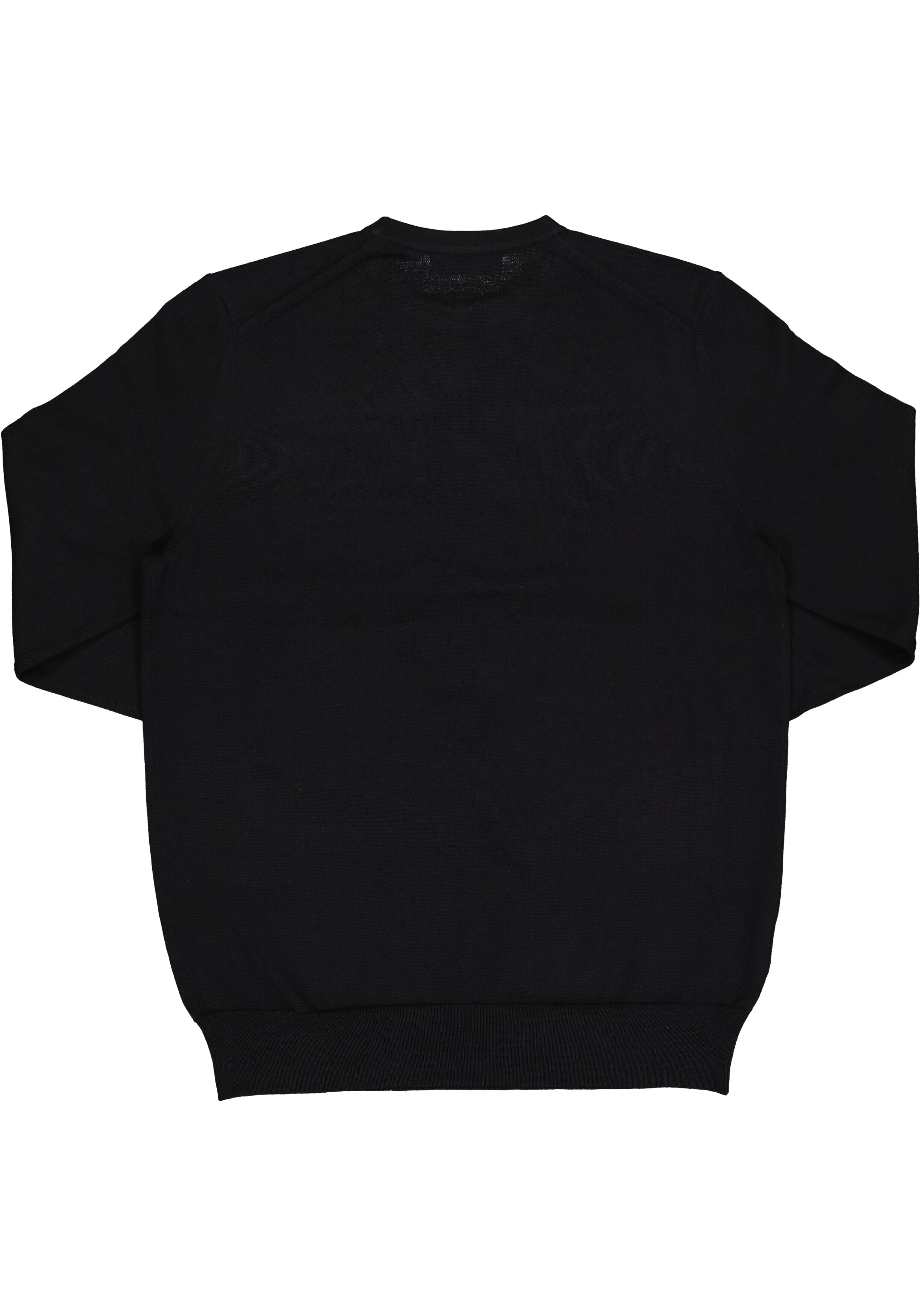 Fred Perry O-hals trui wol, zwart