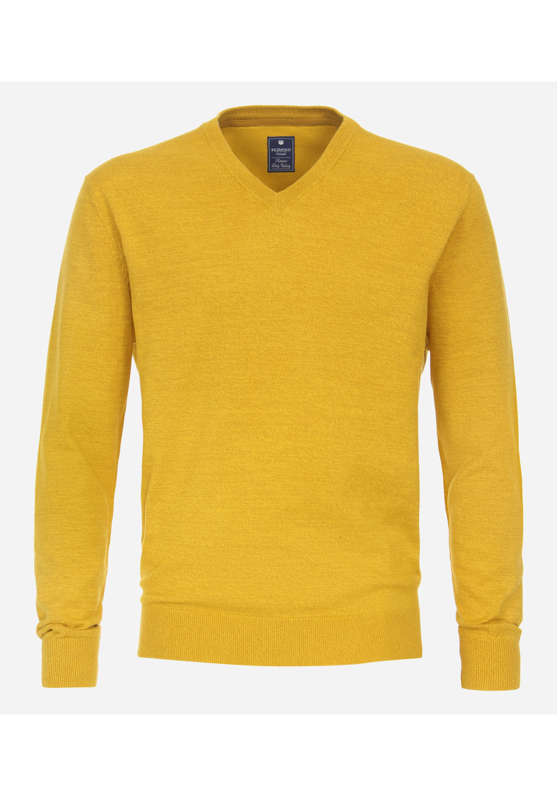 image_2_c8df9ab42873699a81eca96208ef746ajpgautoformatbgF3F3F3blend-alpha100blend-colorF3F3F3blend-modedarkenfitclampp Redmond heren trui katoen, V-hals, geel (middeldik)