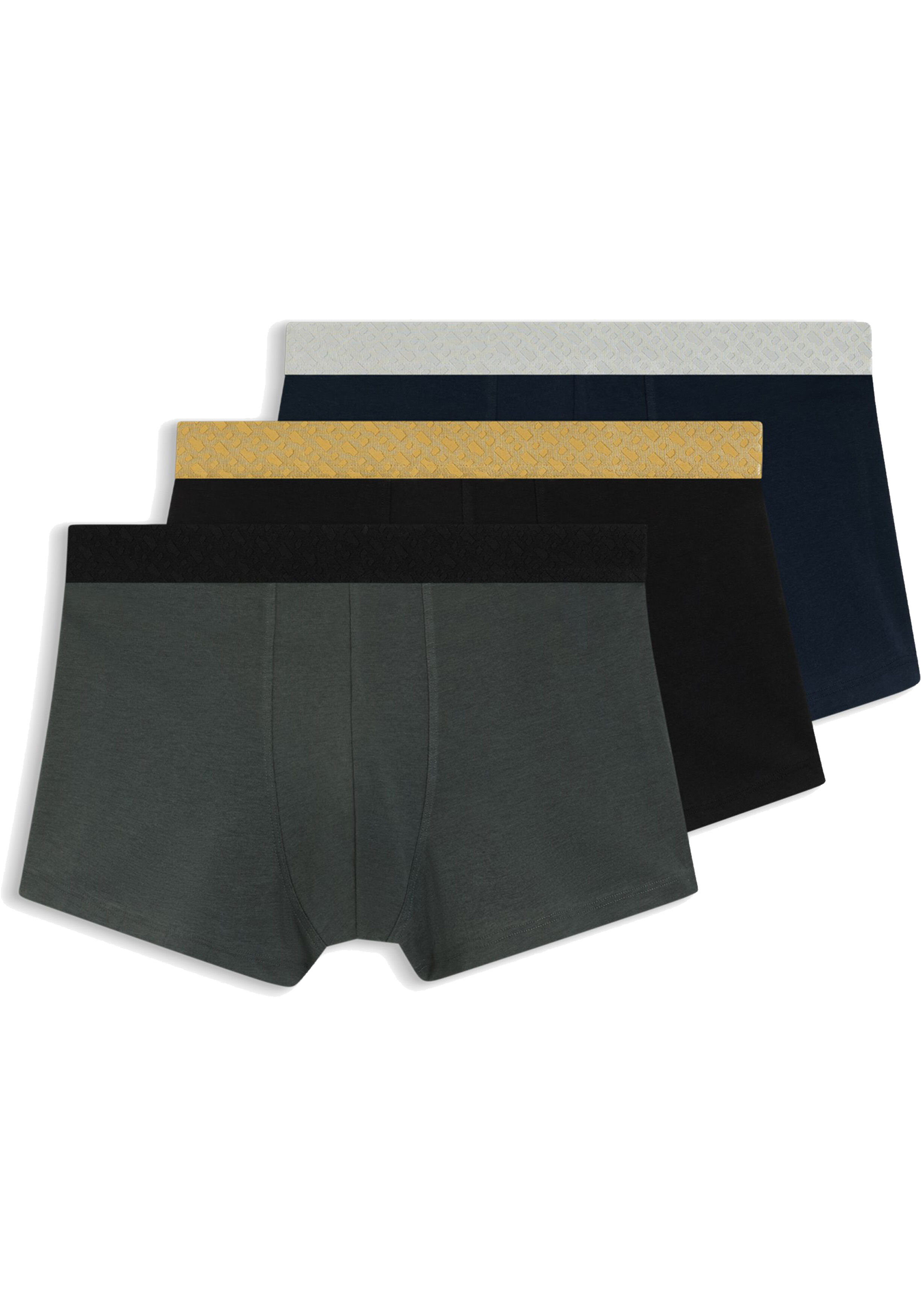 HUGO BOSS Metallic trunks (3-pack), heren boxers kort, multicolor