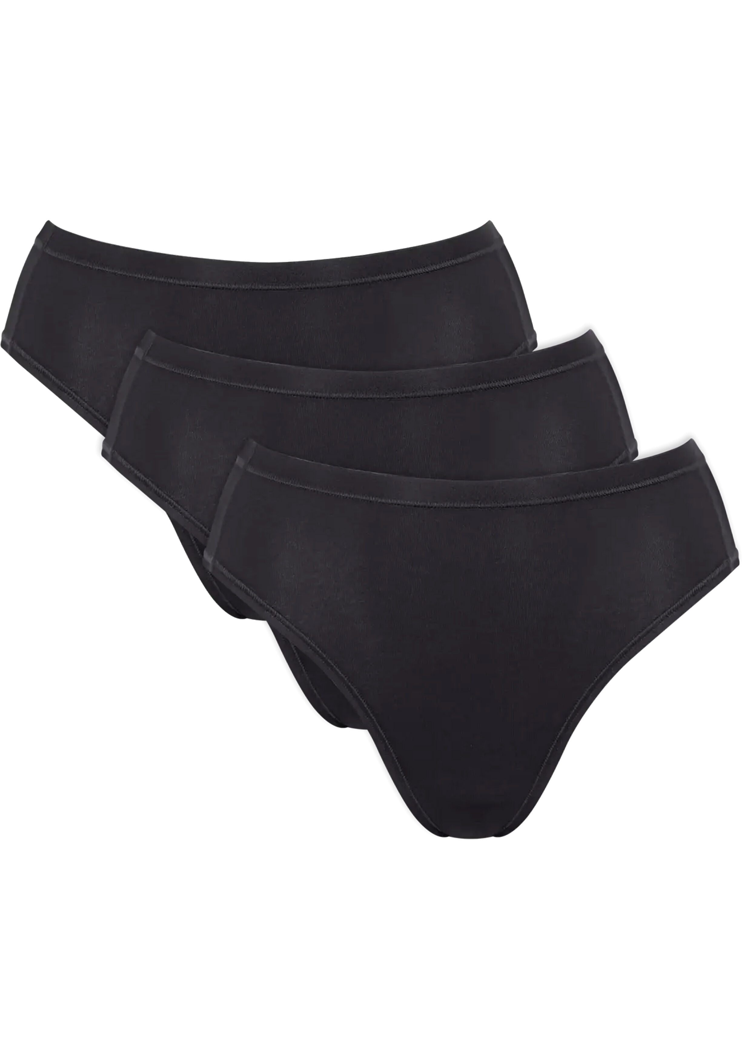 Sloggi Women GO Daily Cotton Tai (3-pack), dames slip, zwart