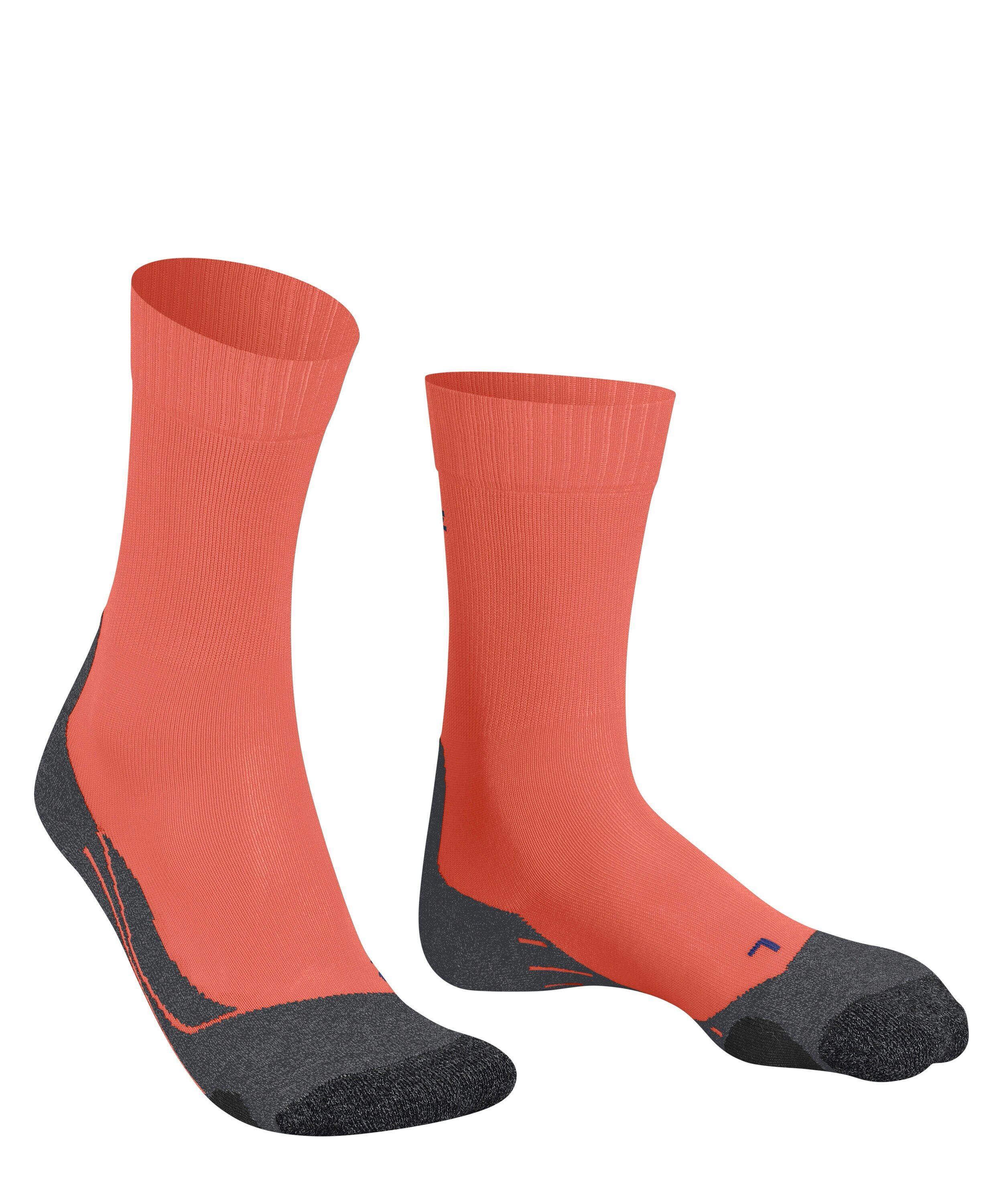 FALKE TK2 Explore Cool dames trekking sokken, koraal roze (coral)