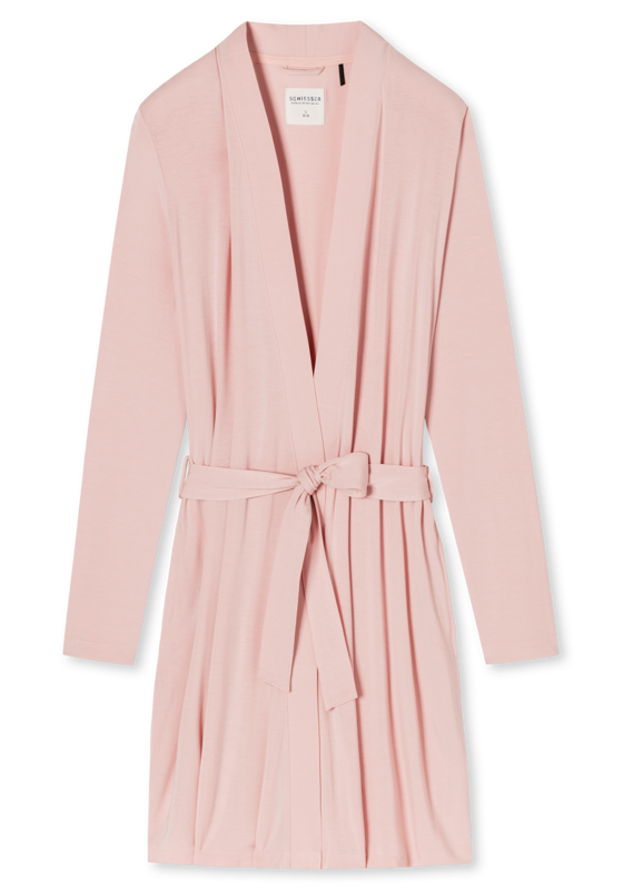 SCHIESSER Essentials badjas, dames kamerjas modal roze SCHIESSER Essentials badjas, dames kamerjas modal roze