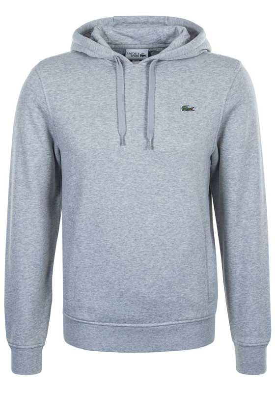 Lacoste heren hoodie sweatshirt, grijs melange Lacoste heren hoodie sweatshirt, grijs melange