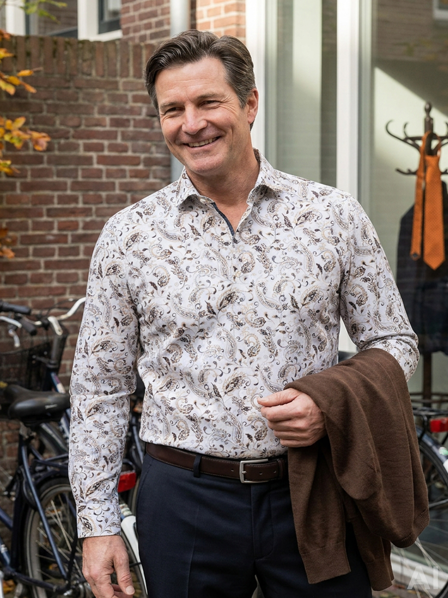 Back to work, Shop de look: OLYMP heren combinatie in chocoladebruin