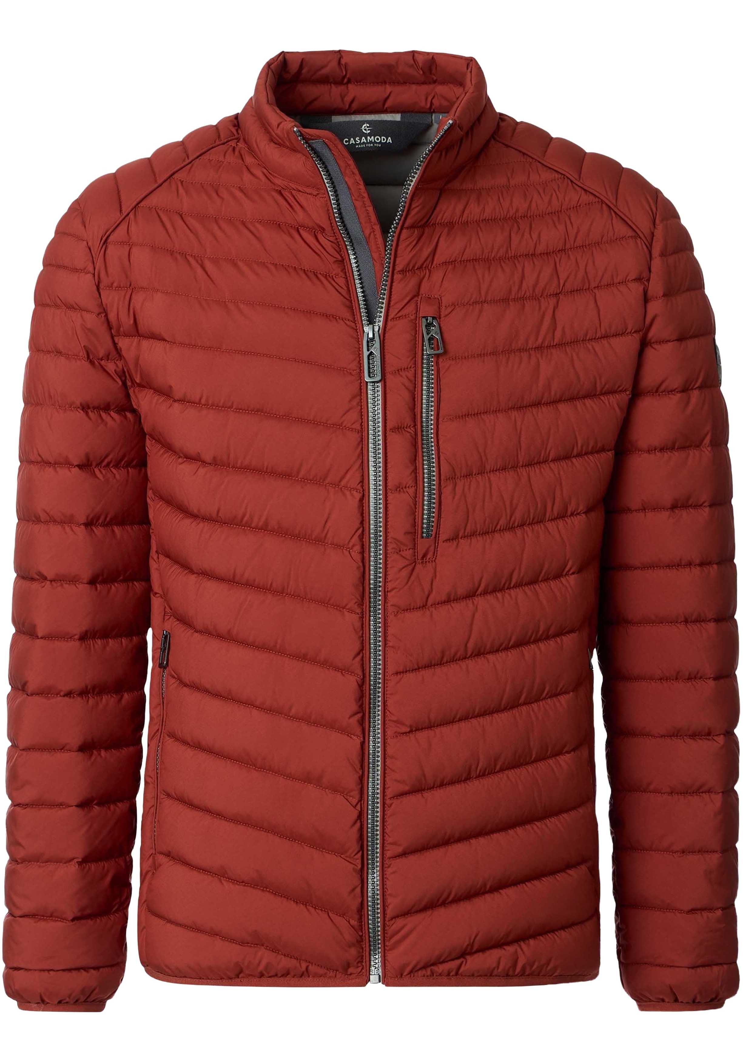 CASA MODA comfort fit tussenjas, bordeauxrood