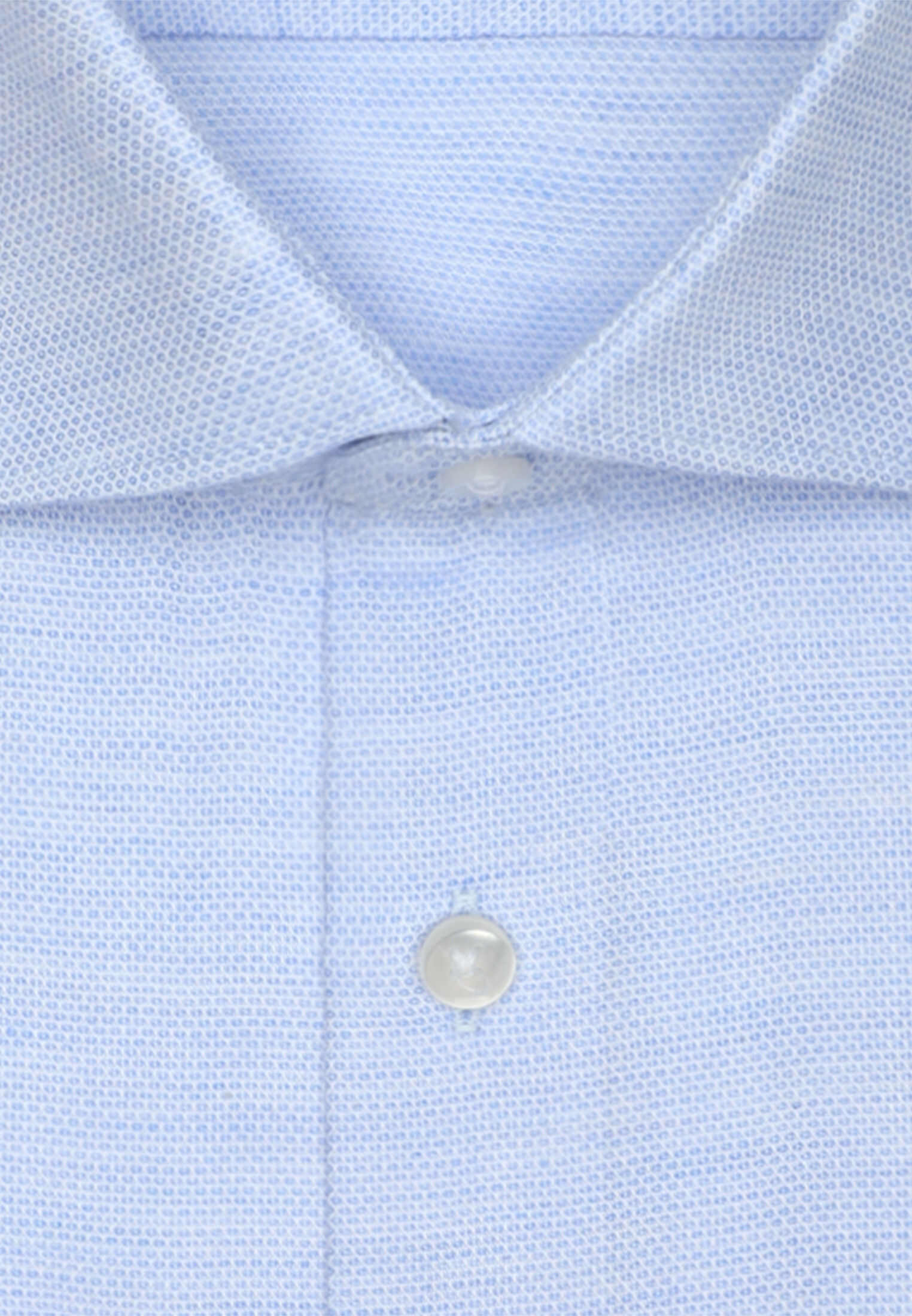Seidensticker comfort fit overhemd, structuur, blauw