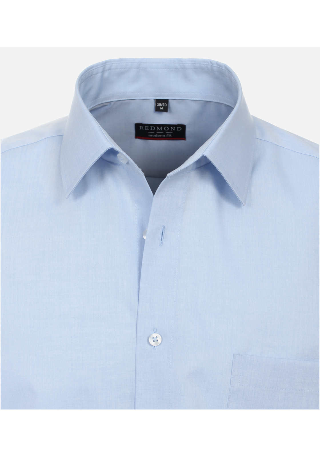 image_4_a0eb6c650844b72d25e88c944c233683jpgautoformatbgF3F3F3blend-alpha100blend-colorF3F3F3blend-modedarkenfitclampp Redmond modern fit overhemd, korte mouw, popeline, blauw