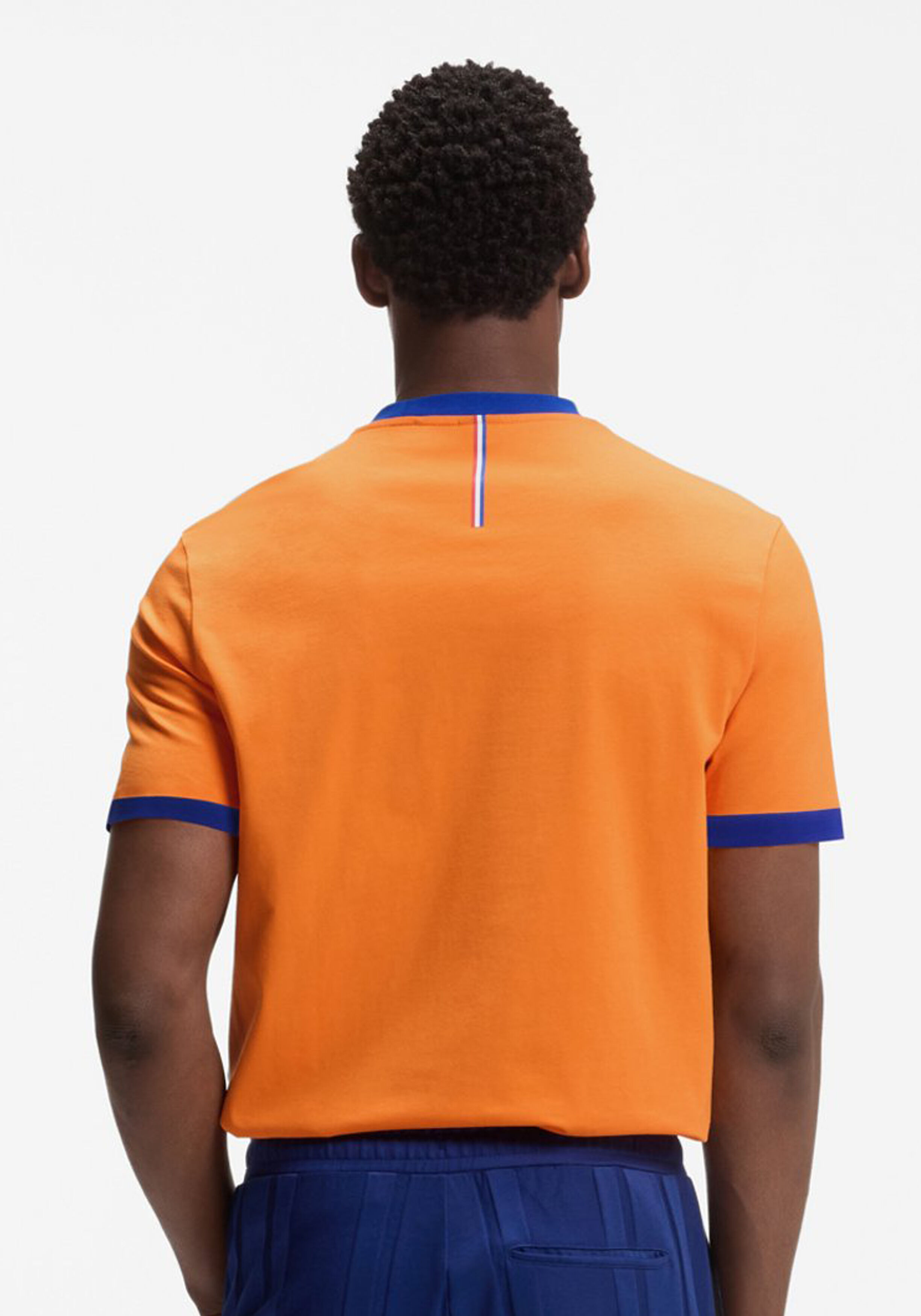 BOSS regular fit heren voetbalfan T-shirt, tricot, oranje