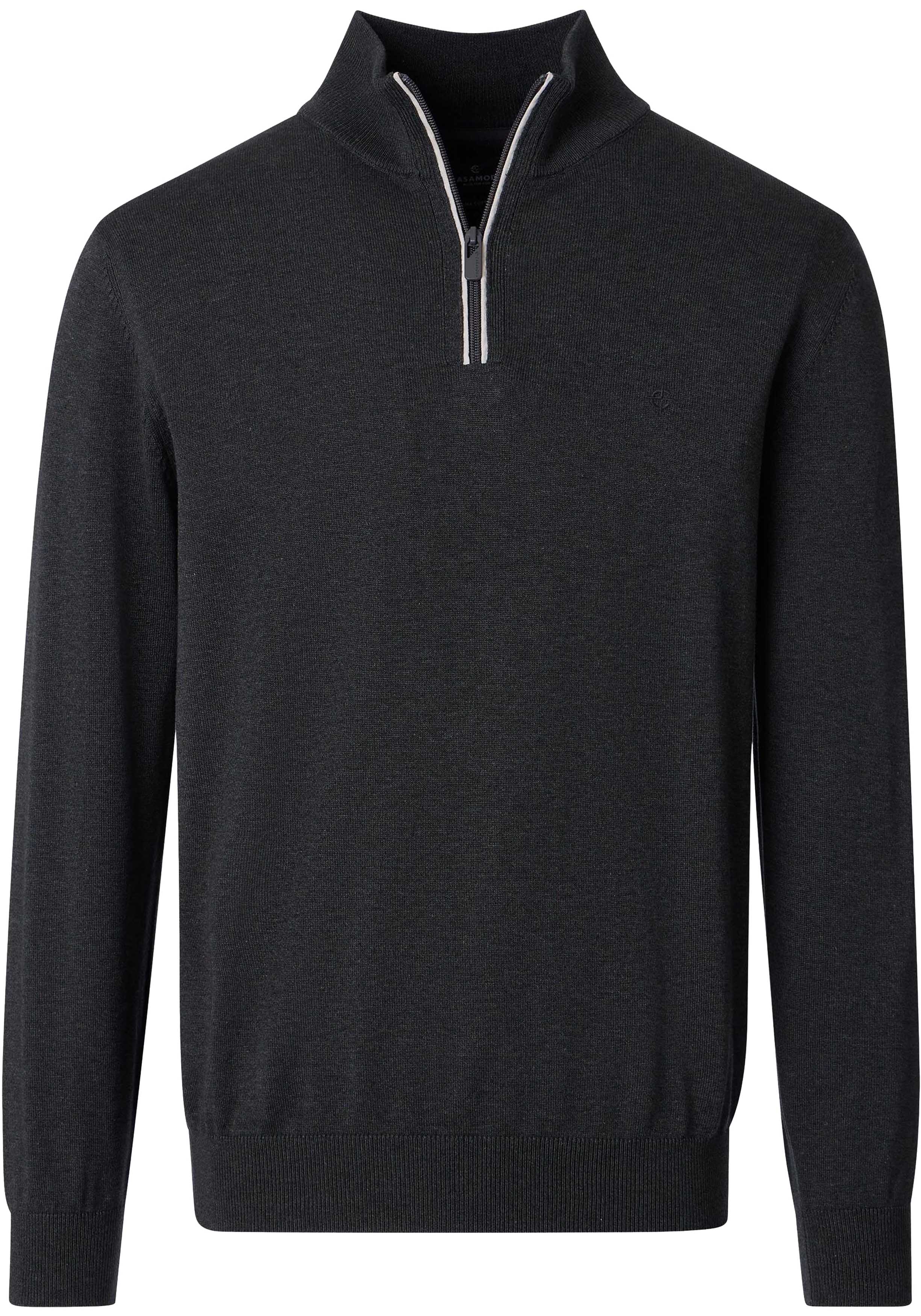 CASA MODA comfort fit schipperstrui, antracietgrijs
