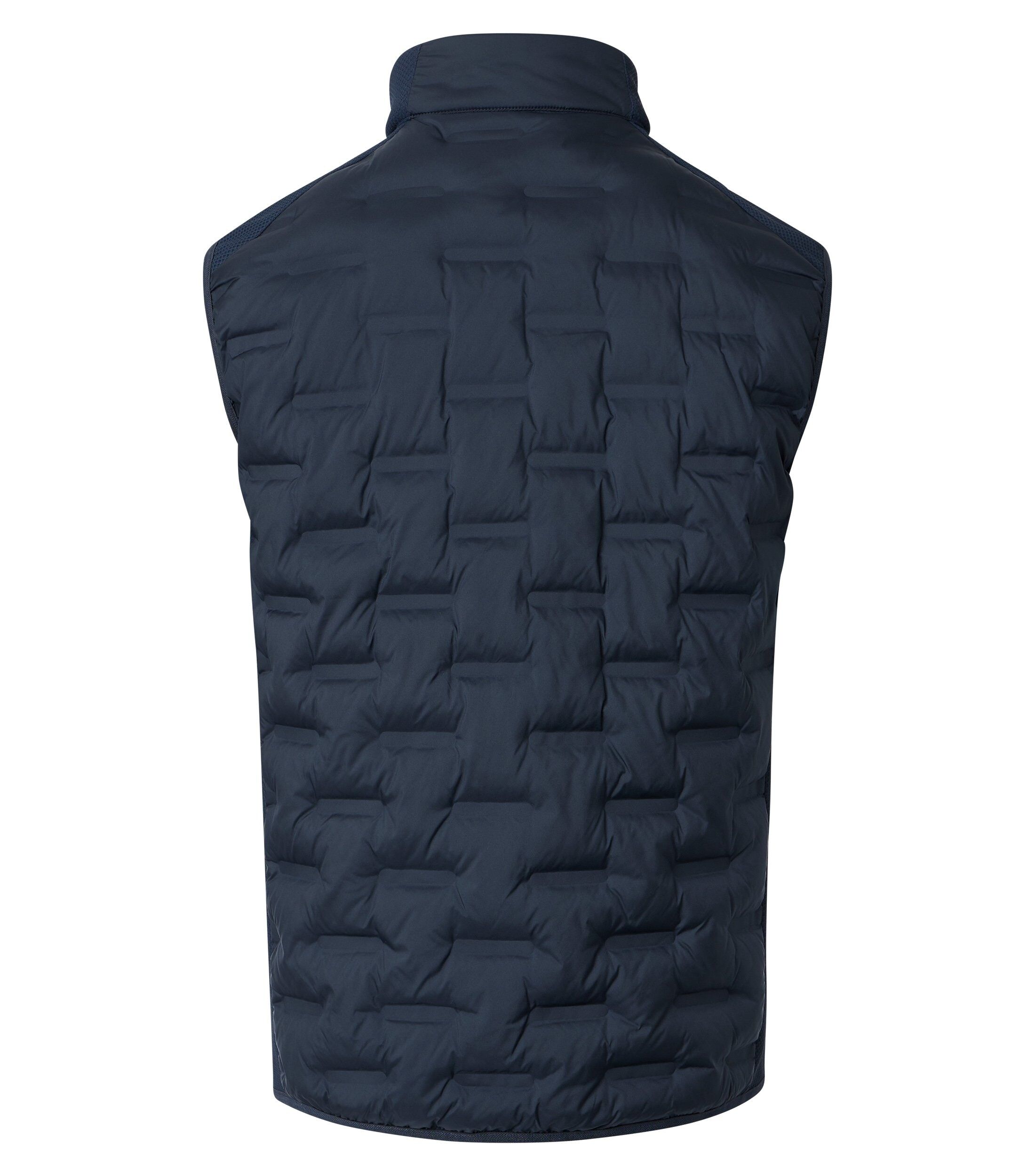 CASA MODA comfort fit bodywarmer, blauw, wit