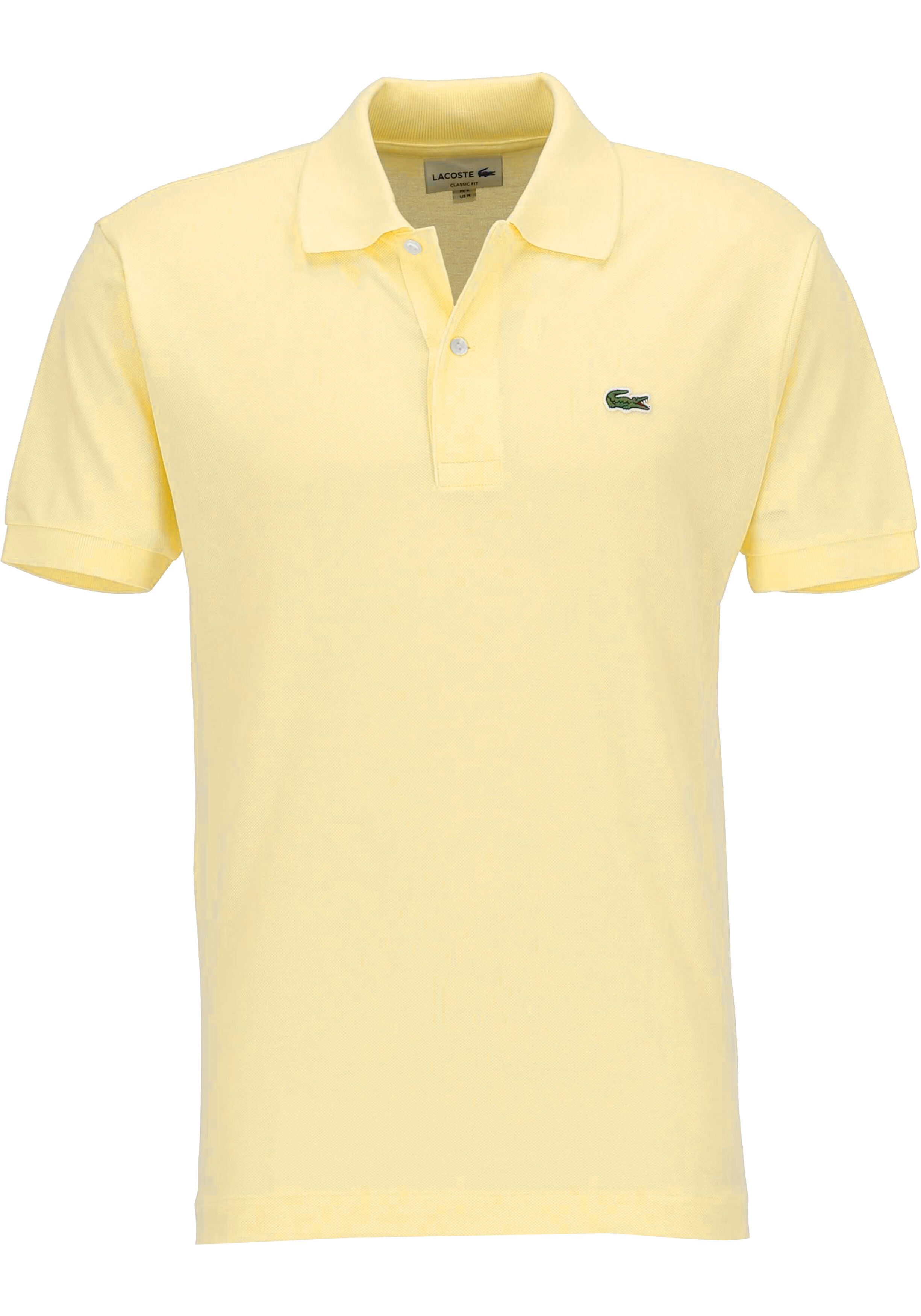 Lacoste Classic Fit polo, geel