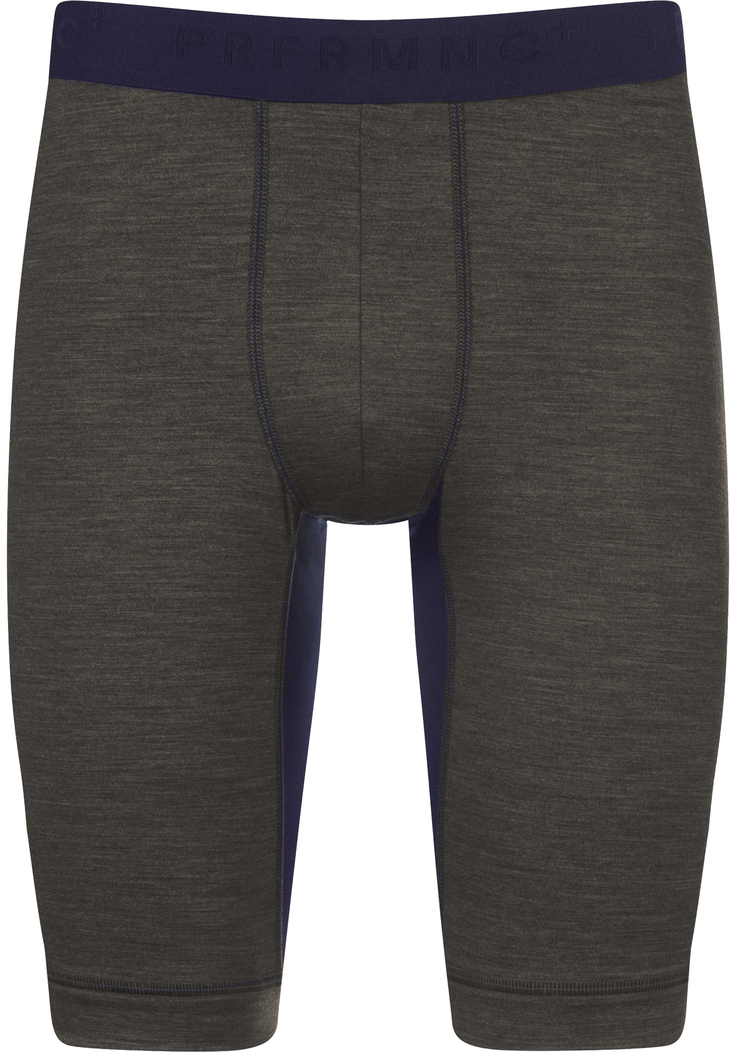 Mey heren cyclist Prfrmnc+, thermo longshort gedempt olijfgroen