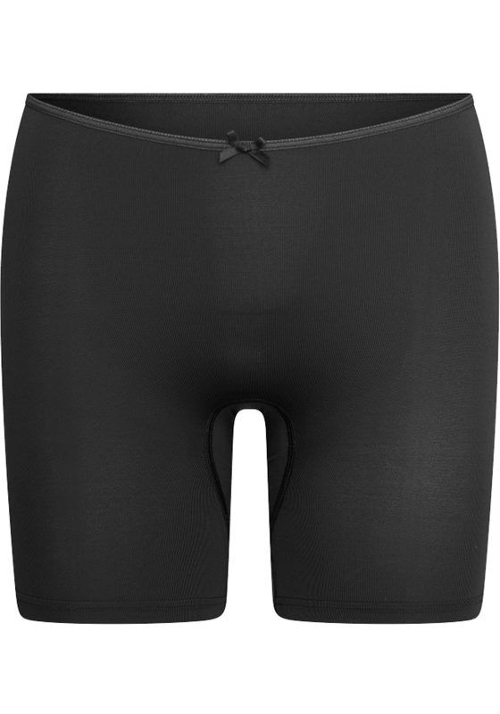 RJ Bodywear Pure Color dames extra lange pijp short, zwart RJ Bodywear Pure Color dames extra lange pijp short, zwart