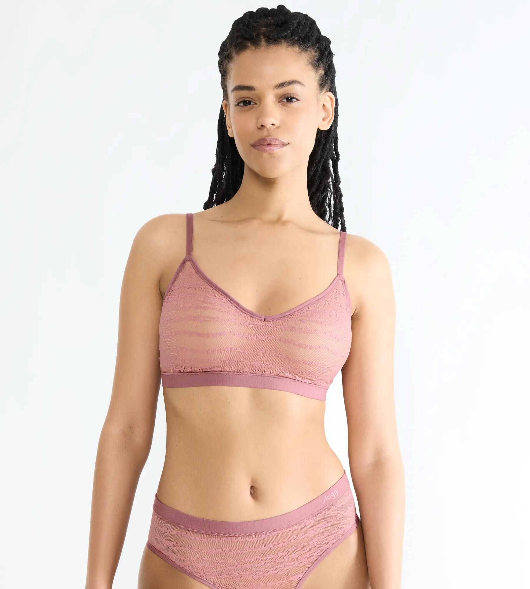 Sloggi Women FREE Evolve PU Lace, bralette, oudroze