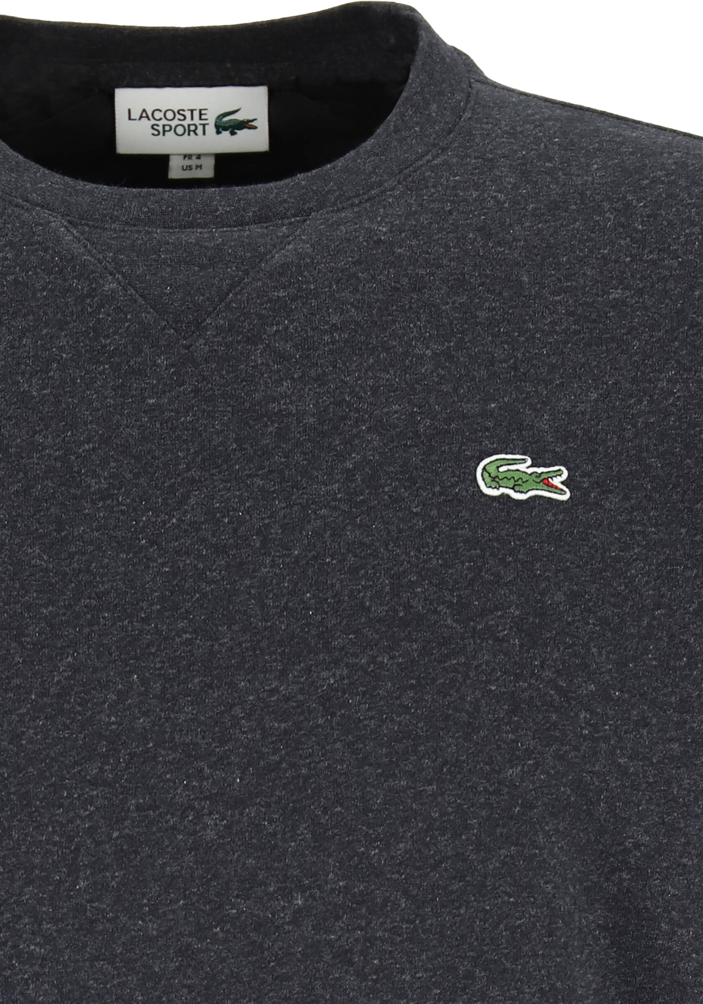 Lacoste heren sweatshirt, antraciet