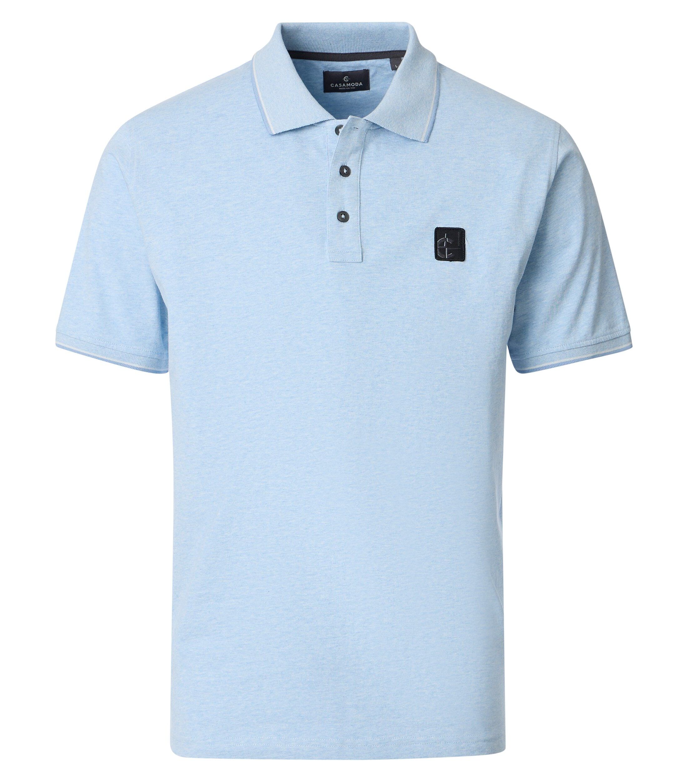 CASA MODA comfort fit heren polo, blauw