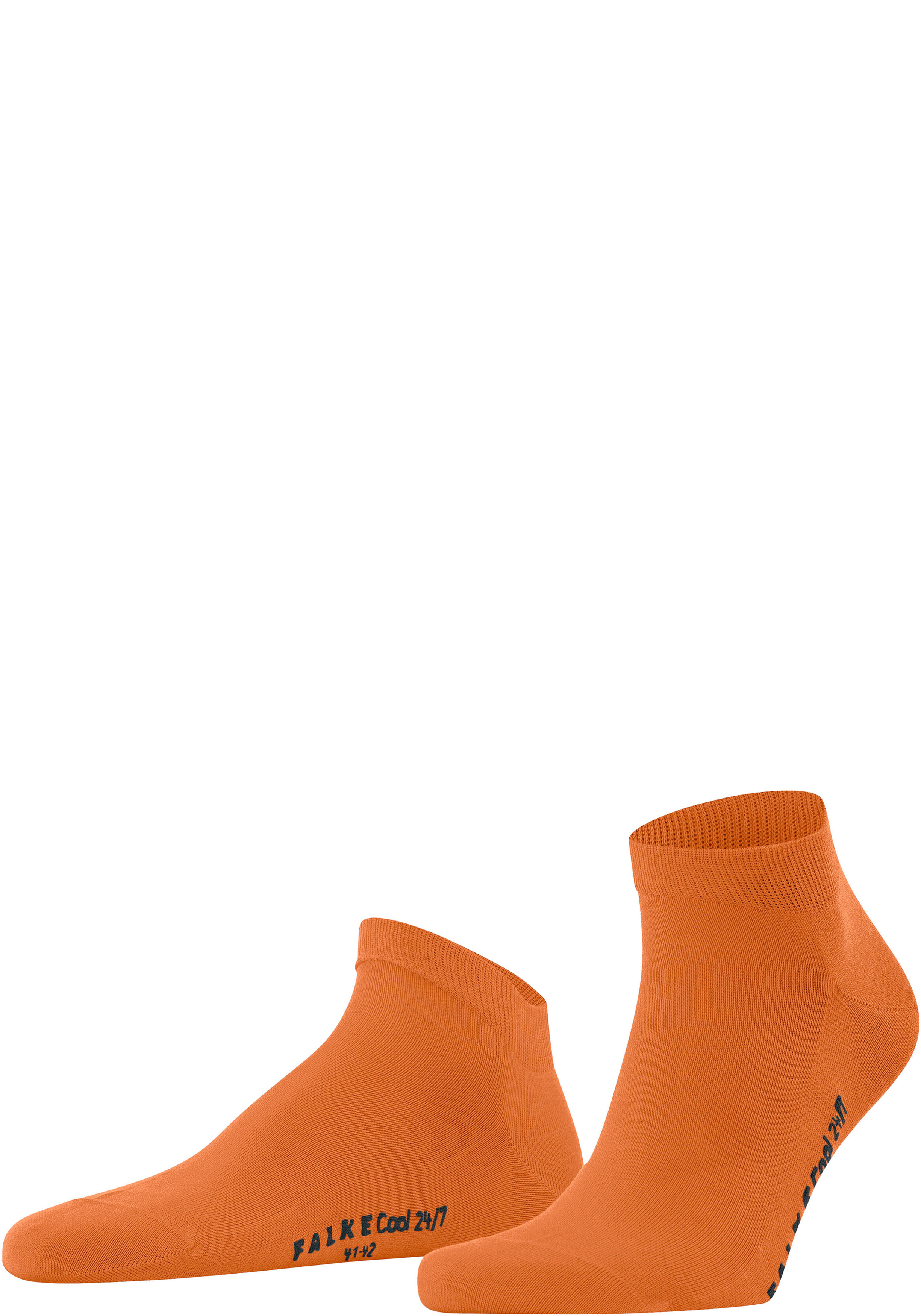 FALKE Cool 24/7 heren sneakersokken, oranje (sapote)