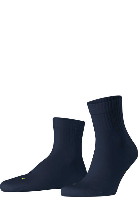 FALKE Run Rib unisex sokken kort, marine blauw (marine) FALKE Run Rib unisex sokken kort, marine blauw (marine)