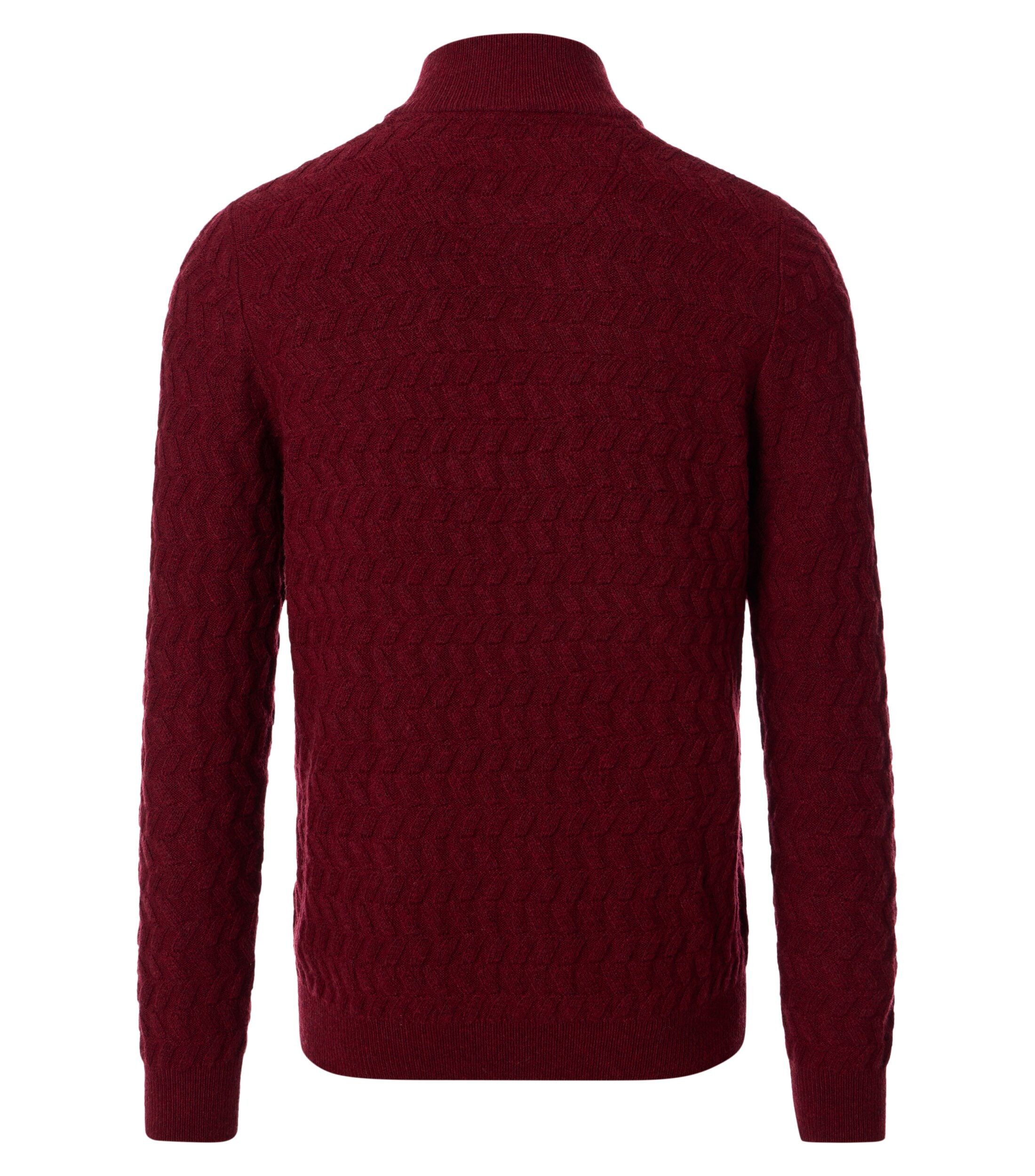 CASA MODA comfort fit schipperstrui, bordeaux dessin